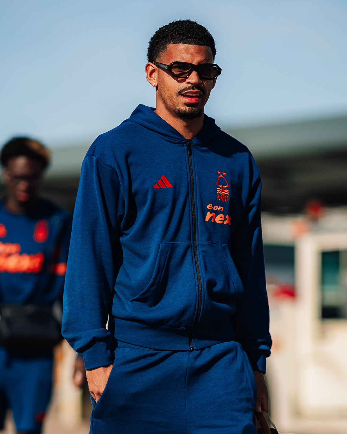 NFFC 26/27 Navy Player Leisure Full Zip Hoodie