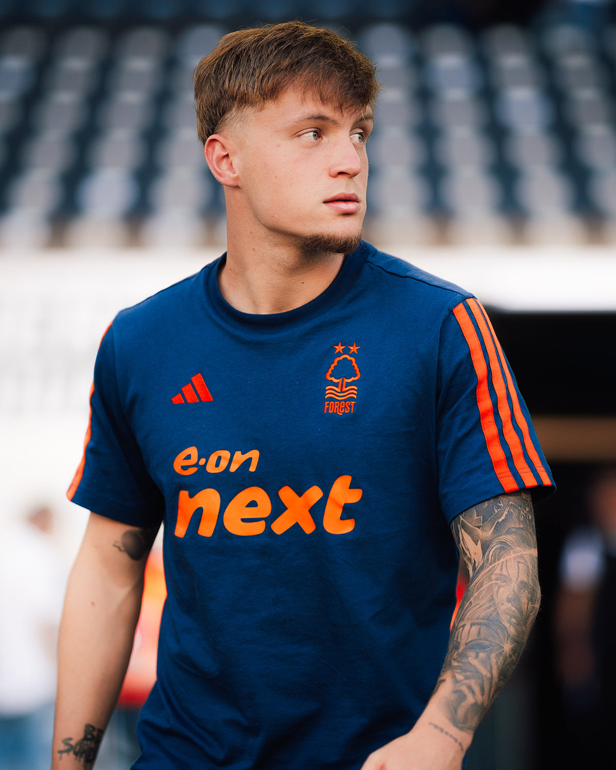 NFFC 26/27 Navy Player Leisure T-Shirt