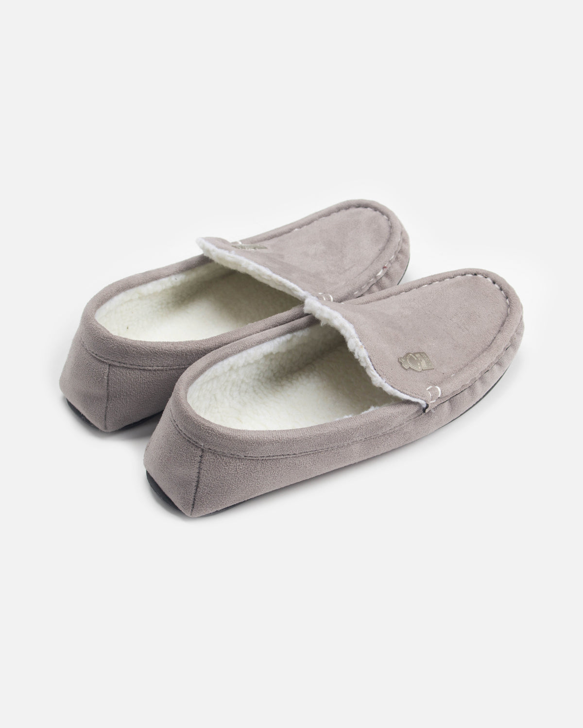 NFFC Mens Grey Moccasin Slipper