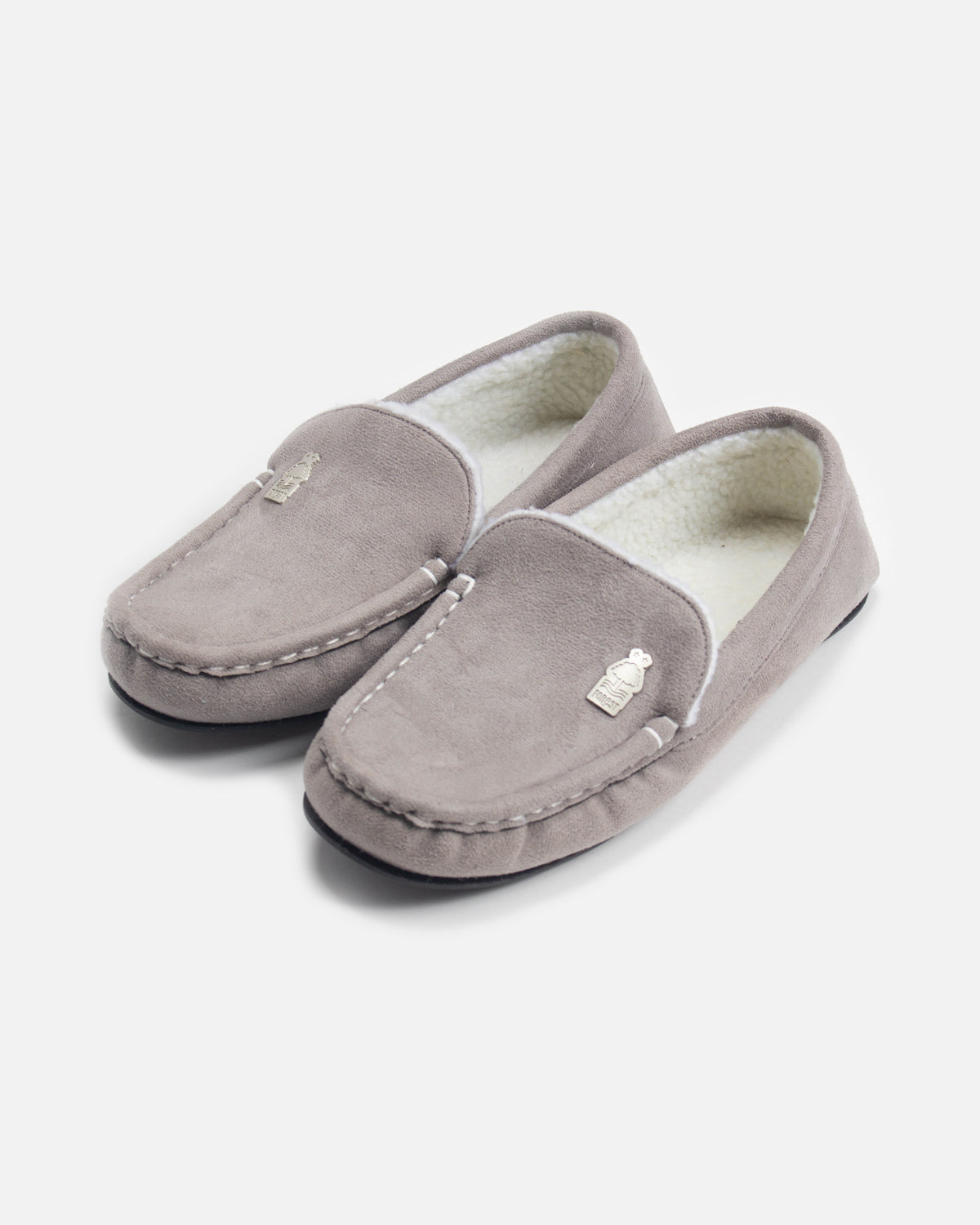 NFFC Mens Grey Moccasin Slipper