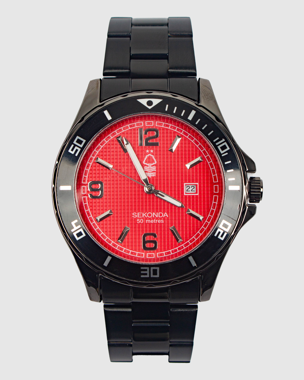 NFFC Anthracite Metal Strap Watch