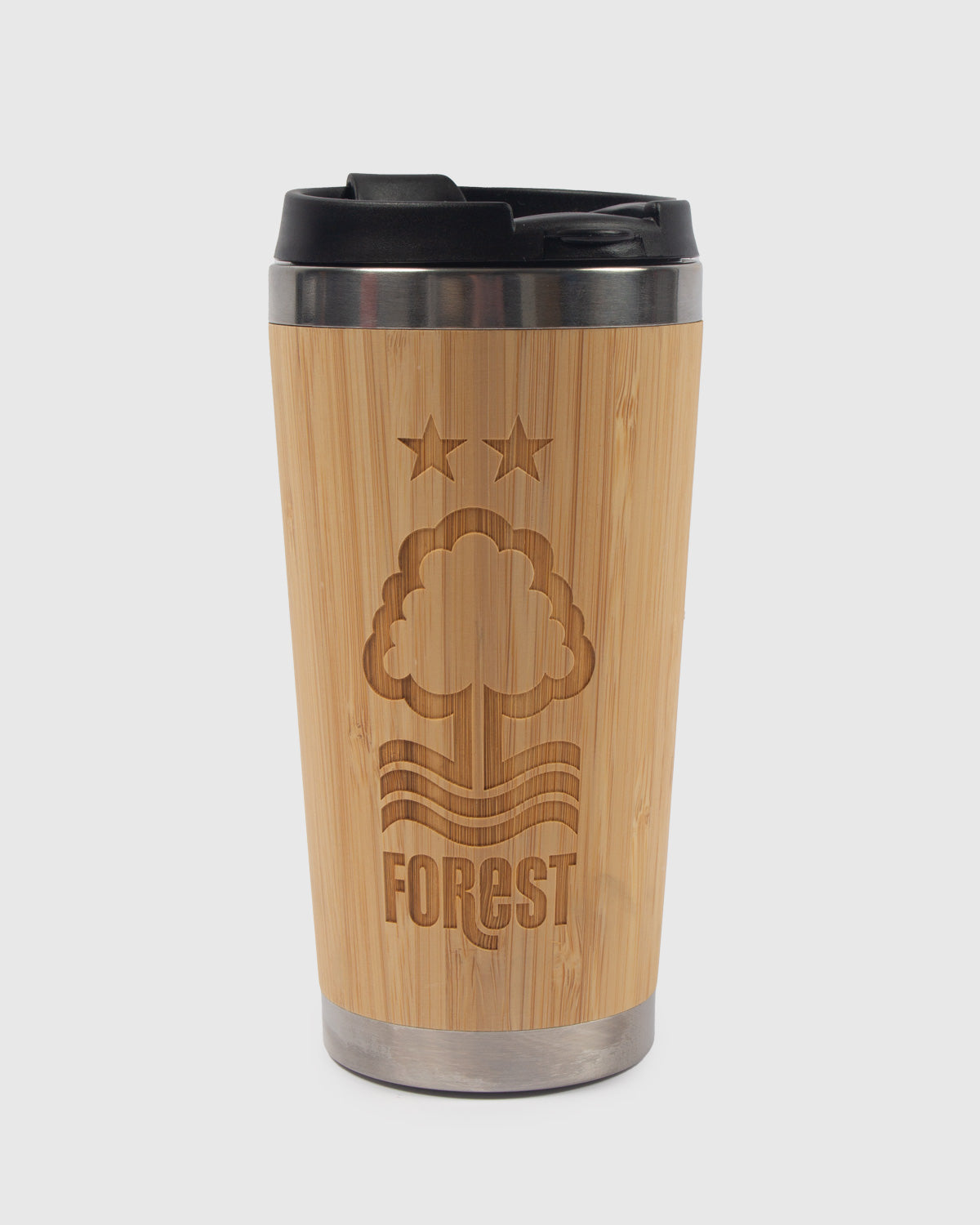 NFFC Engraved Bamboo Insulated Travel Mug