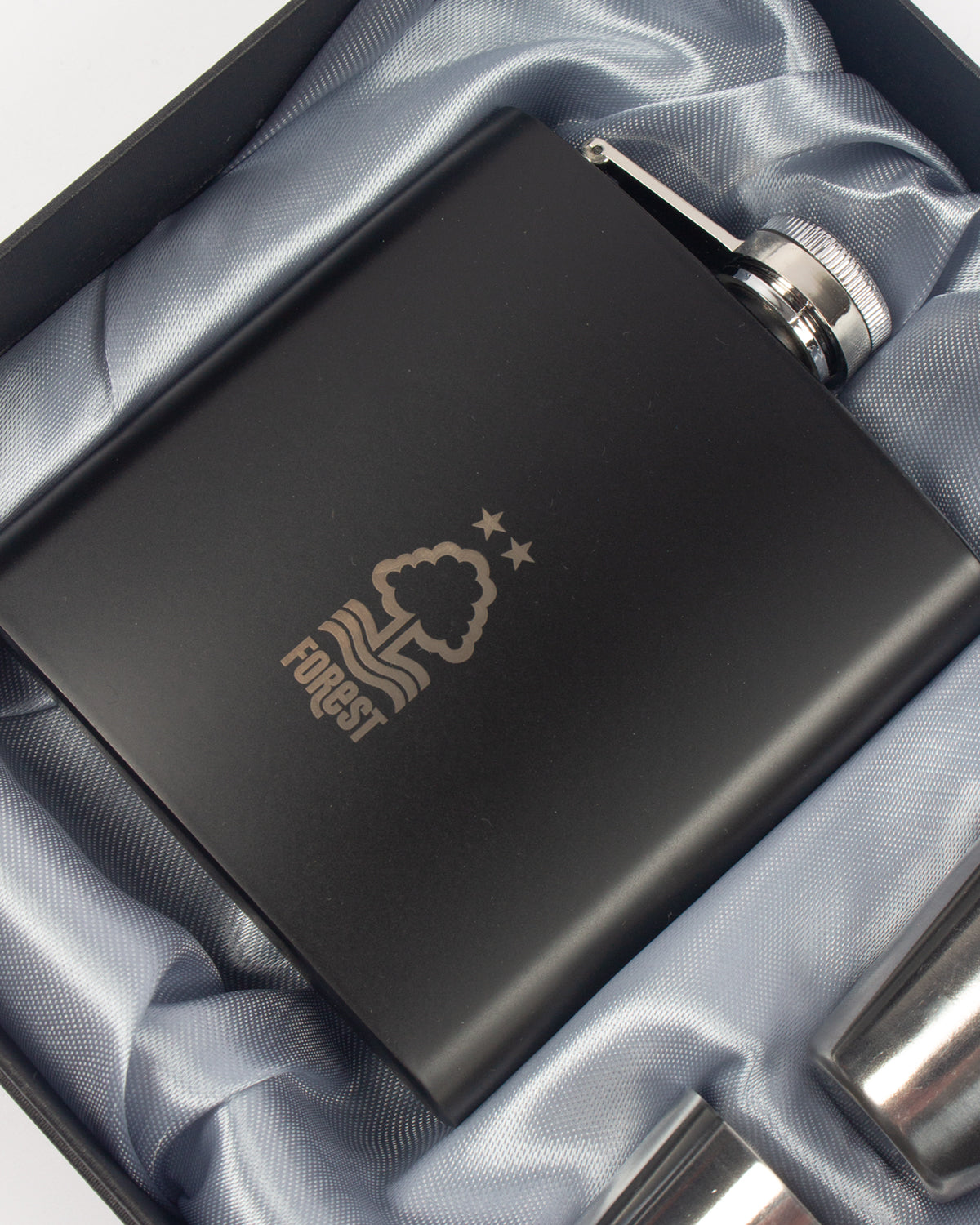 NFFC Engraved Hip Flask Gift Set