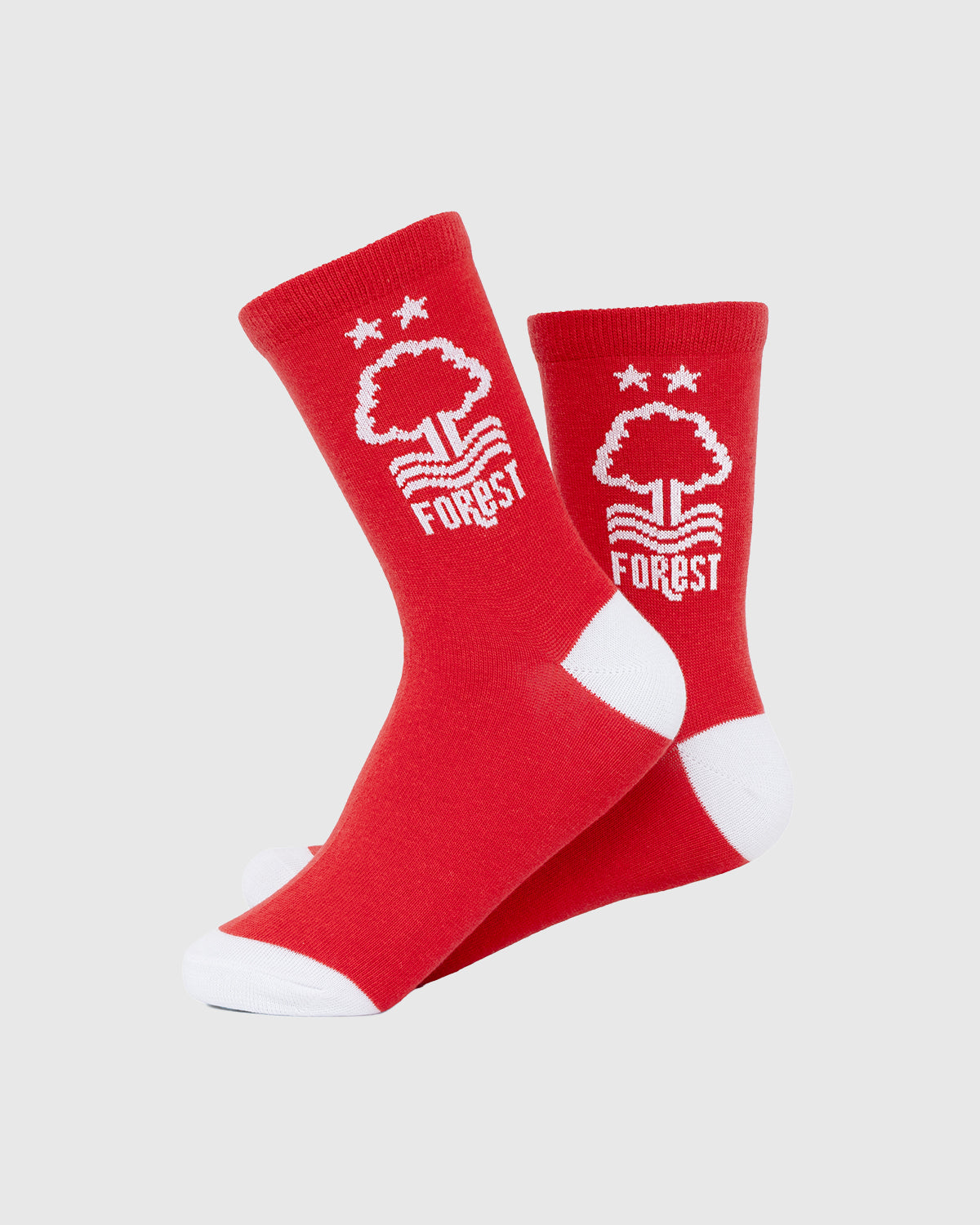 NFFC Junior Red Crest Socks