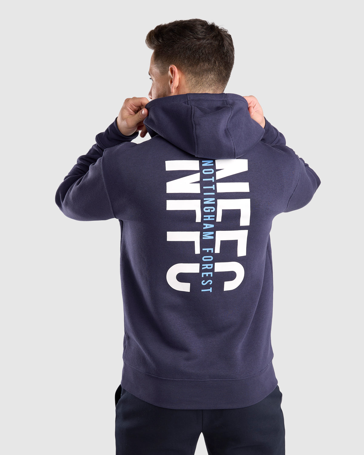 NFFC Navy Stadium Print Hoodie