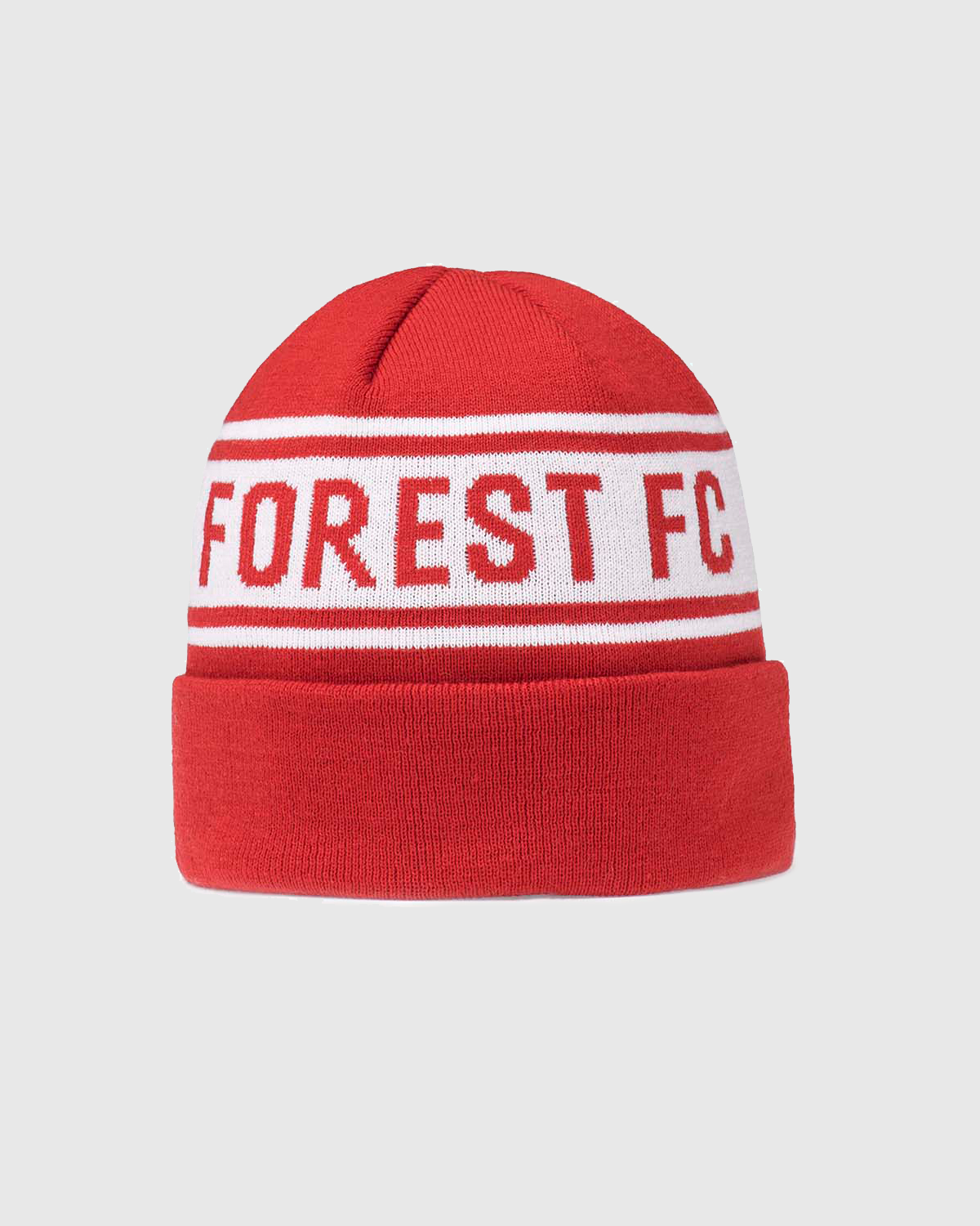 NFFC Red NOTTINGHAM 1865 Cuff Knit Beanie