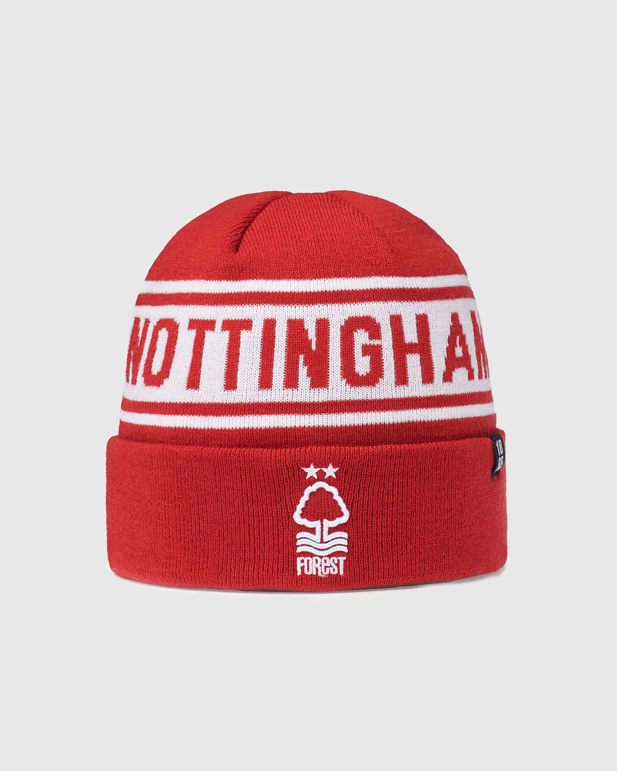 NFFC Red NOTTINGHAM 1865 Cuff Knit Beanie