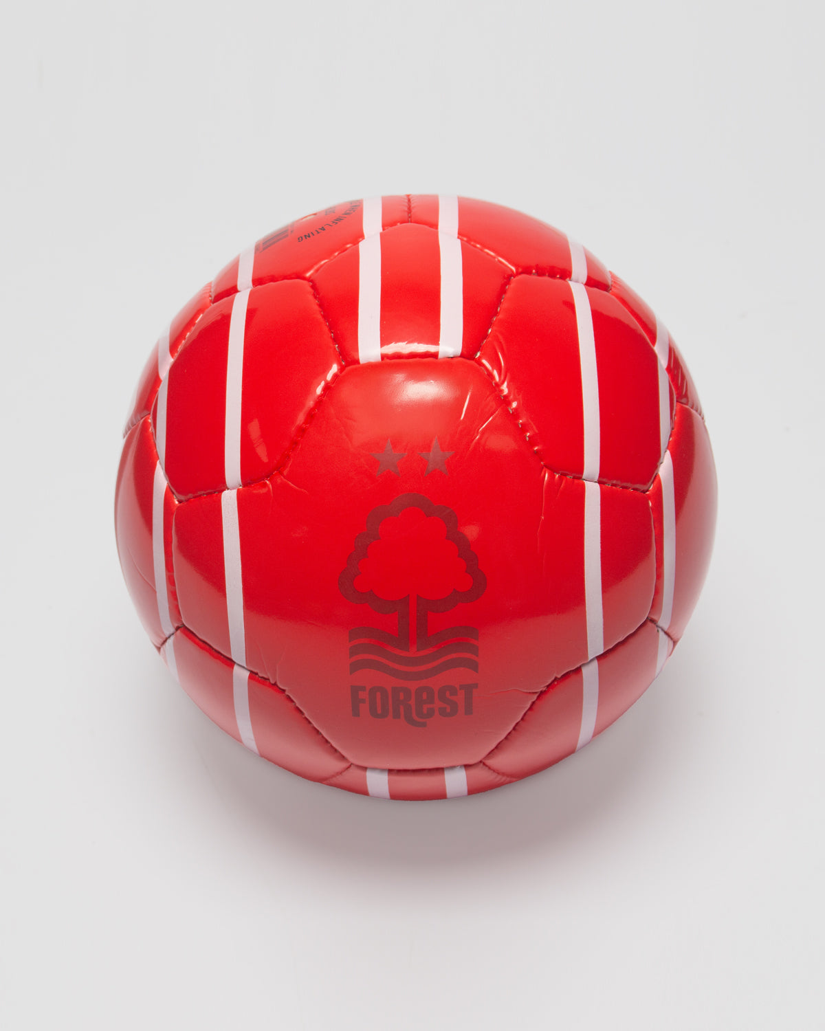 NFFC Pinstripe Red Football - Size 5