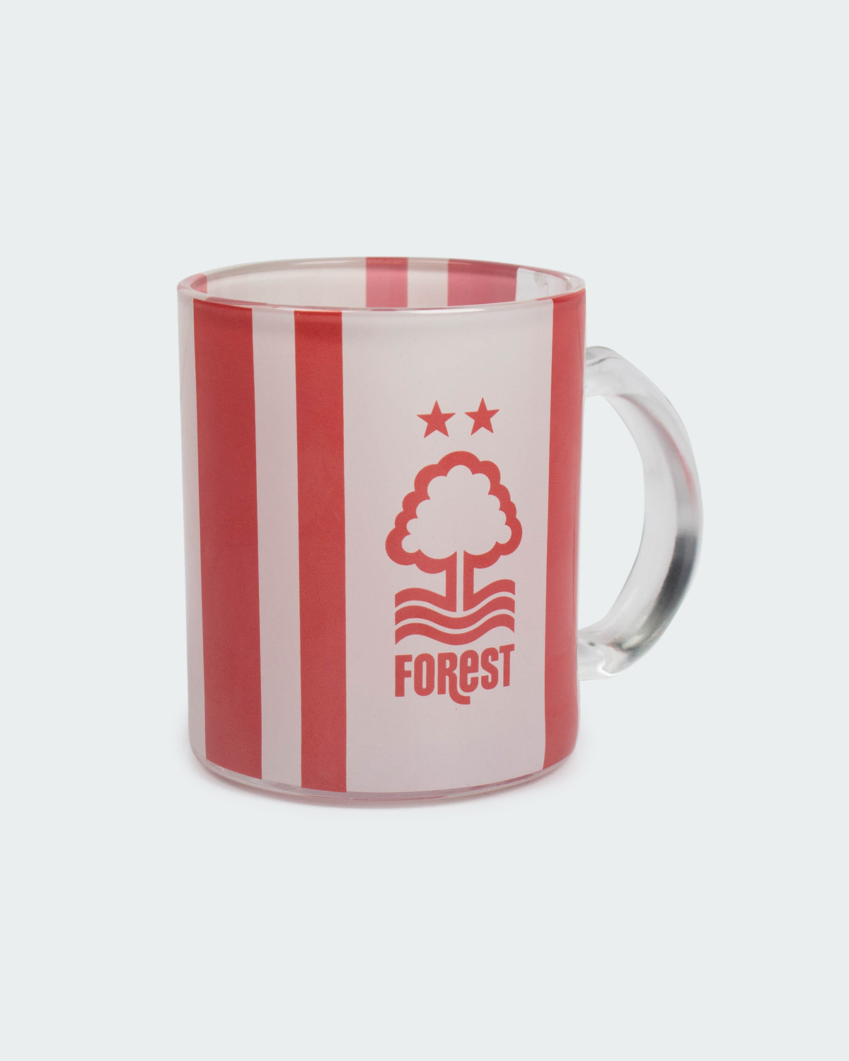 NFFC Striped Glass Mug
