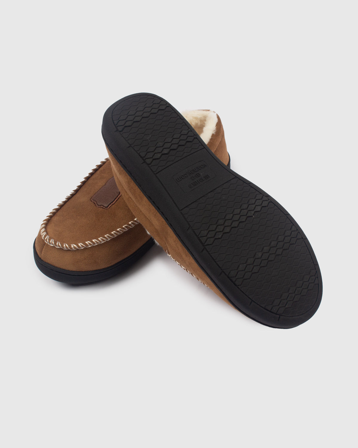 NFFC Tan Suede Slippers