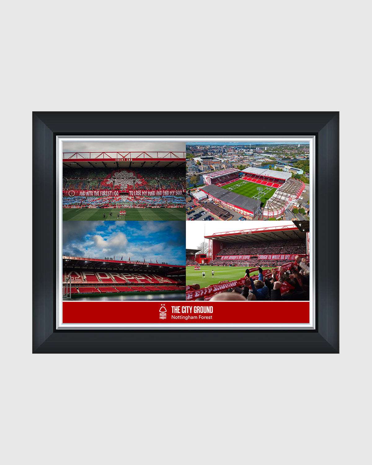NFFC Stadium Montage Print Framed - 16 x 12