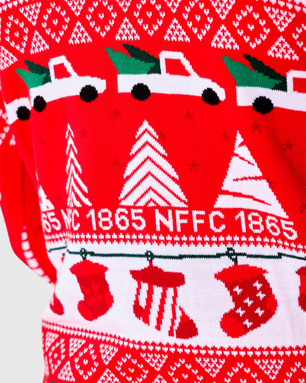 NFFC Red Stockings Christmas Jumper