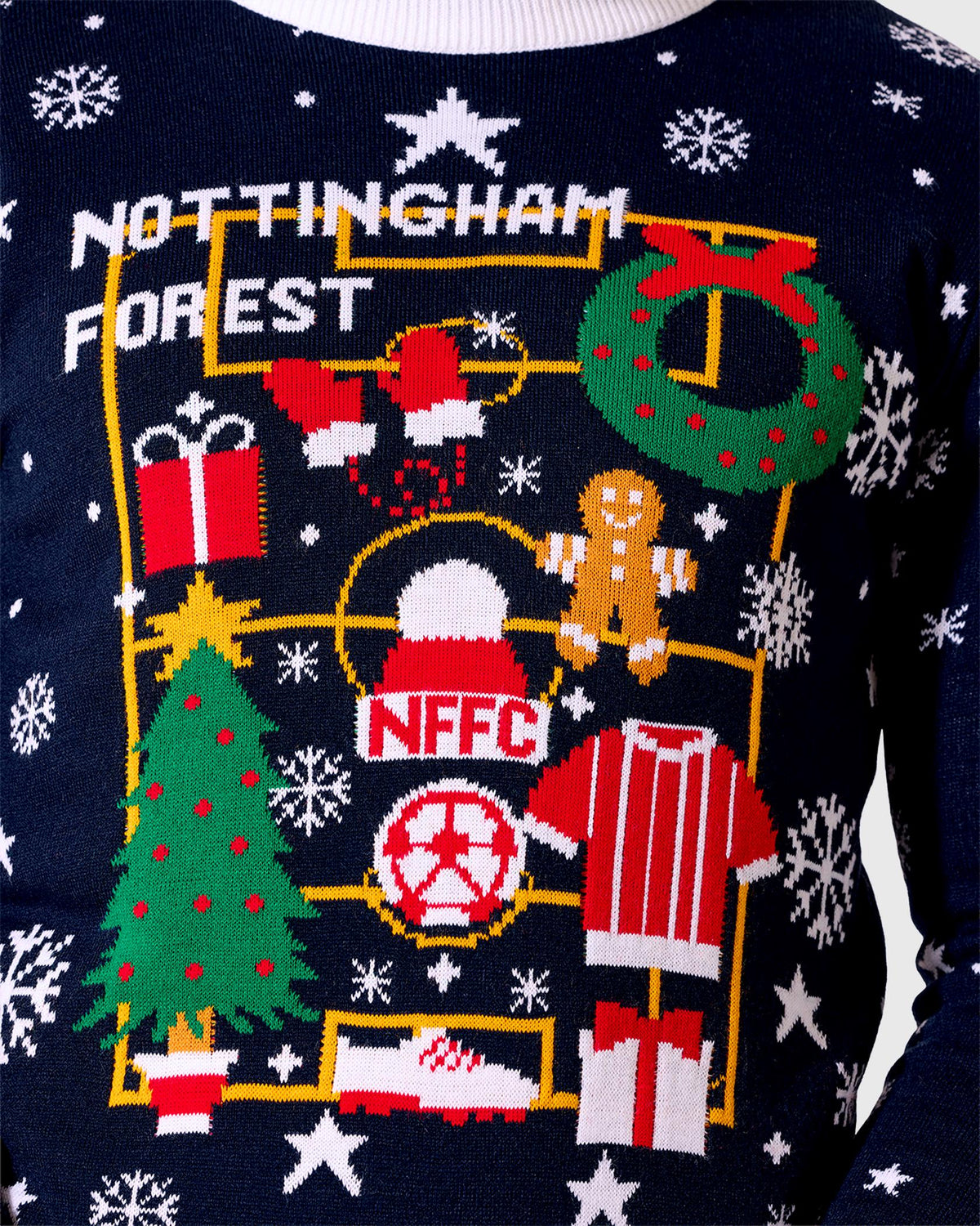 NFFC Navy Festive Selection Christmas Jumper