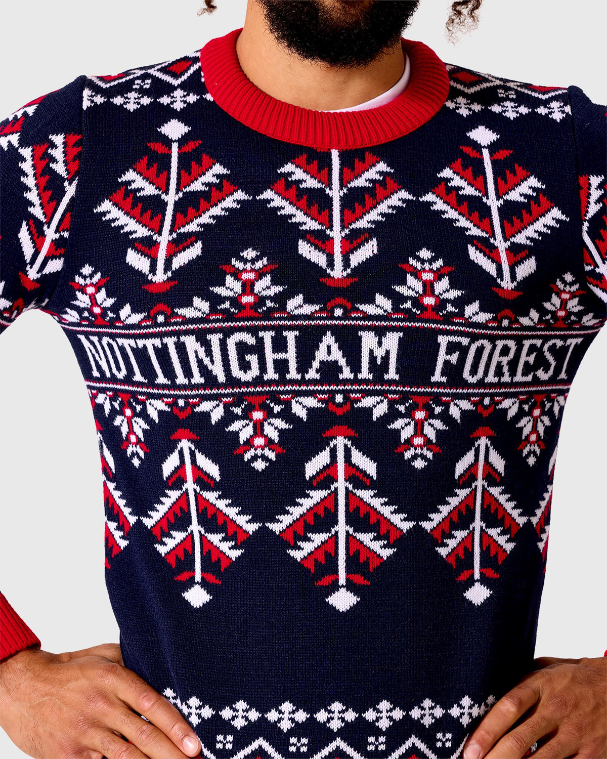 NFFC Navy Hemlock Christmas Jumper