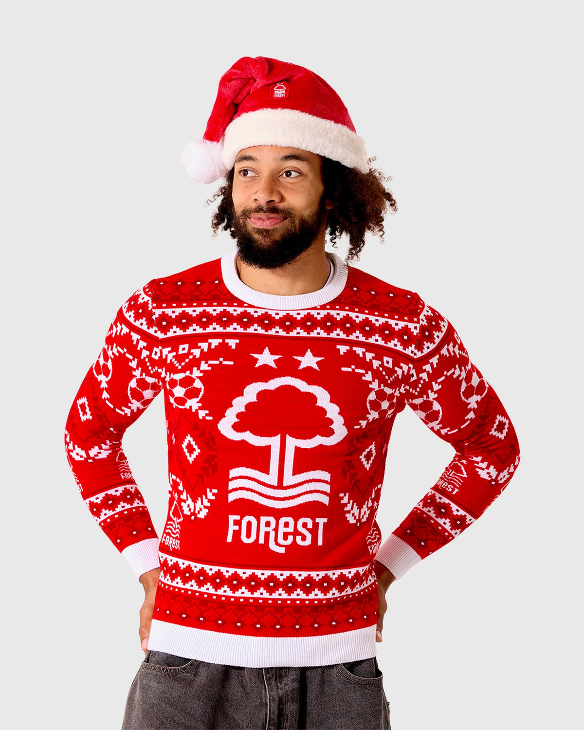NFFC Red Balsam Christmas Jumper