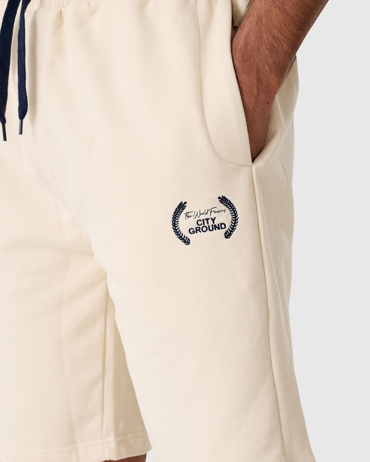 NFFC Ecru Laurels Shorts