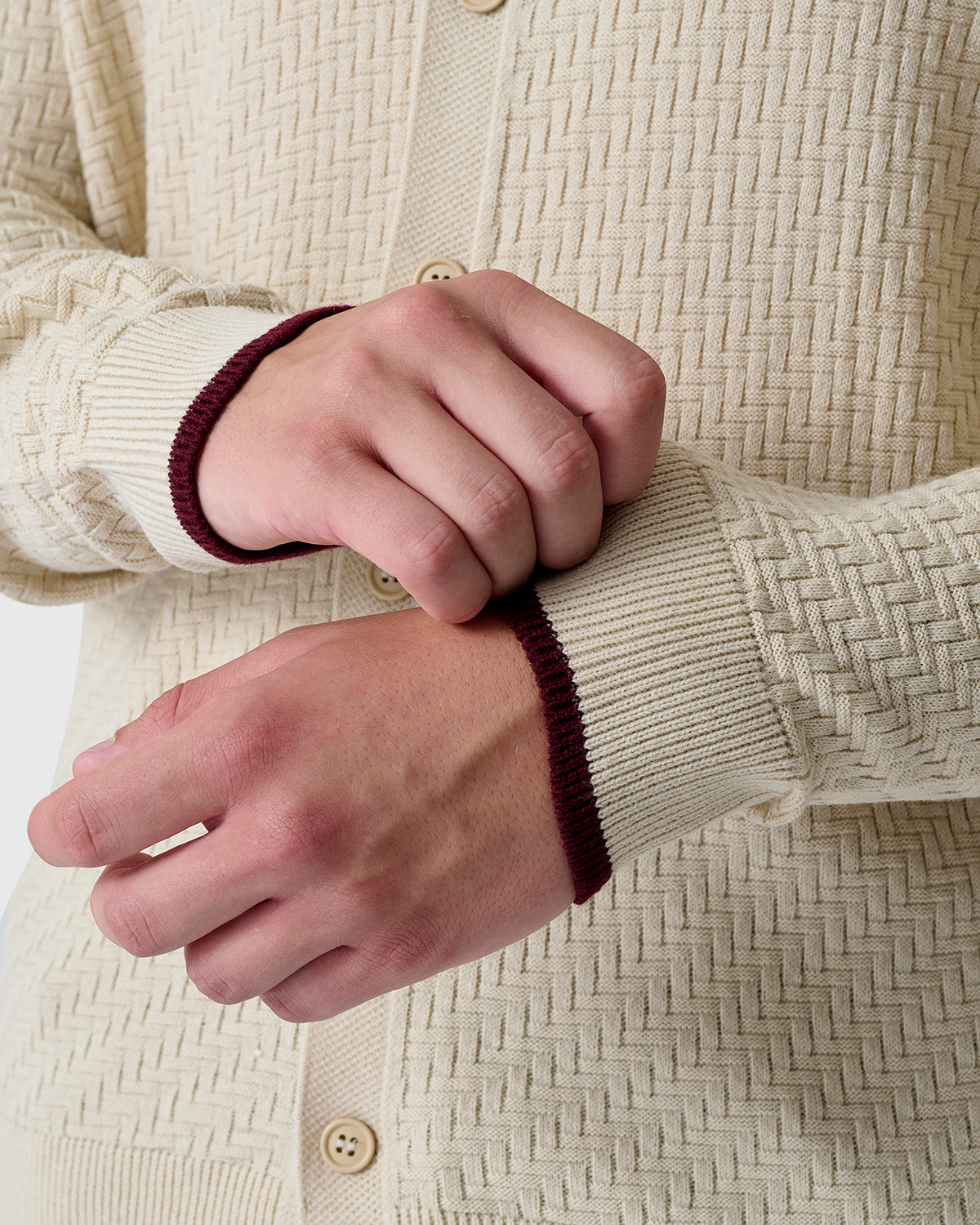 NFFC Flagstone Button Through Knit Polo