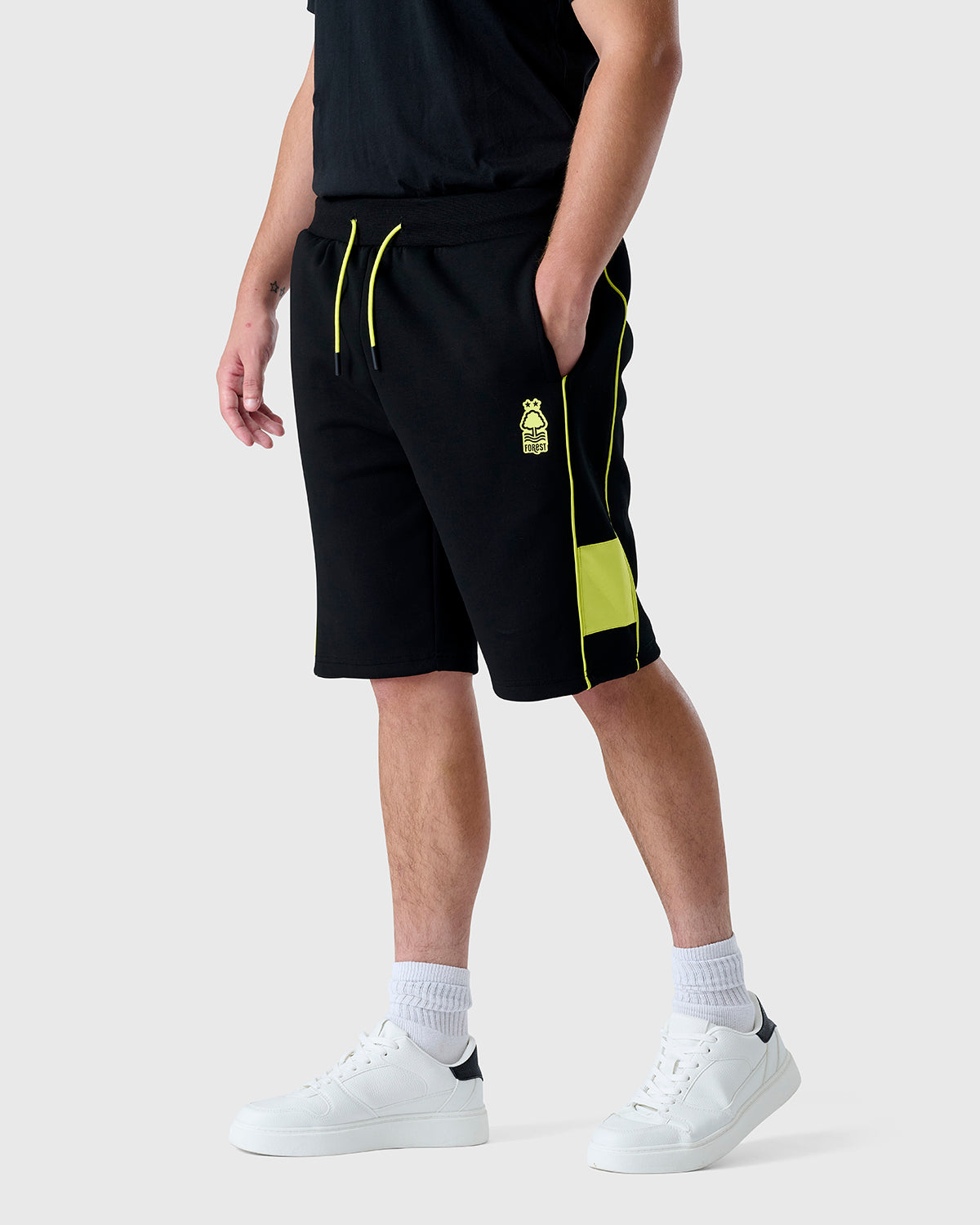 NFFC Black Neon Pop Shorts