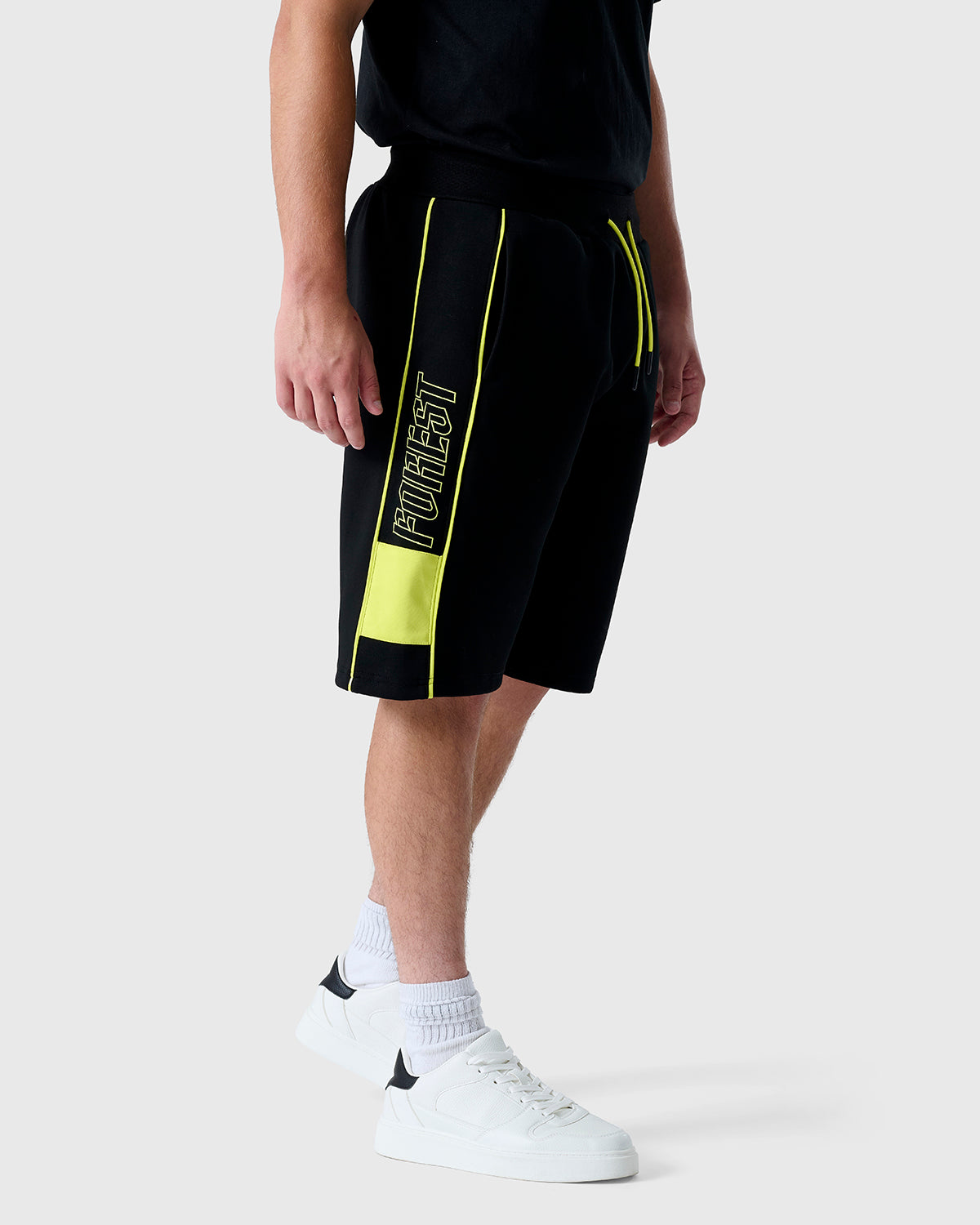 NFFC Black Neon Pop Shorts