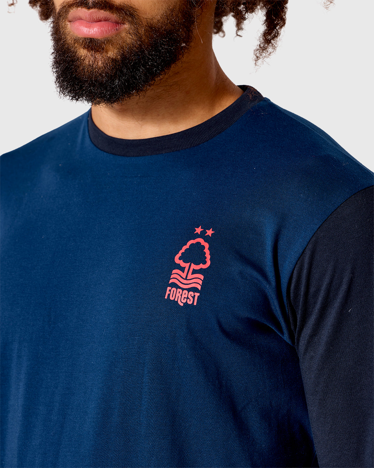 NFFC Navy Repeat Print Pyjama Set