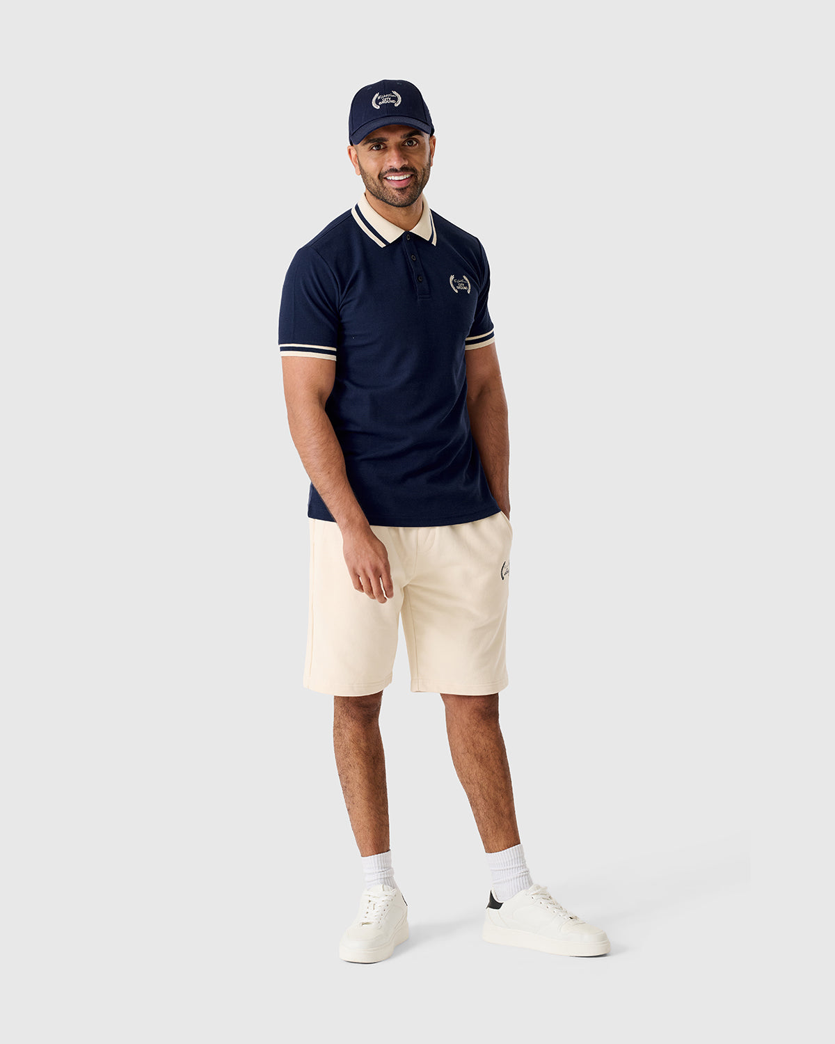 NFFC Navy Laurels Polo
