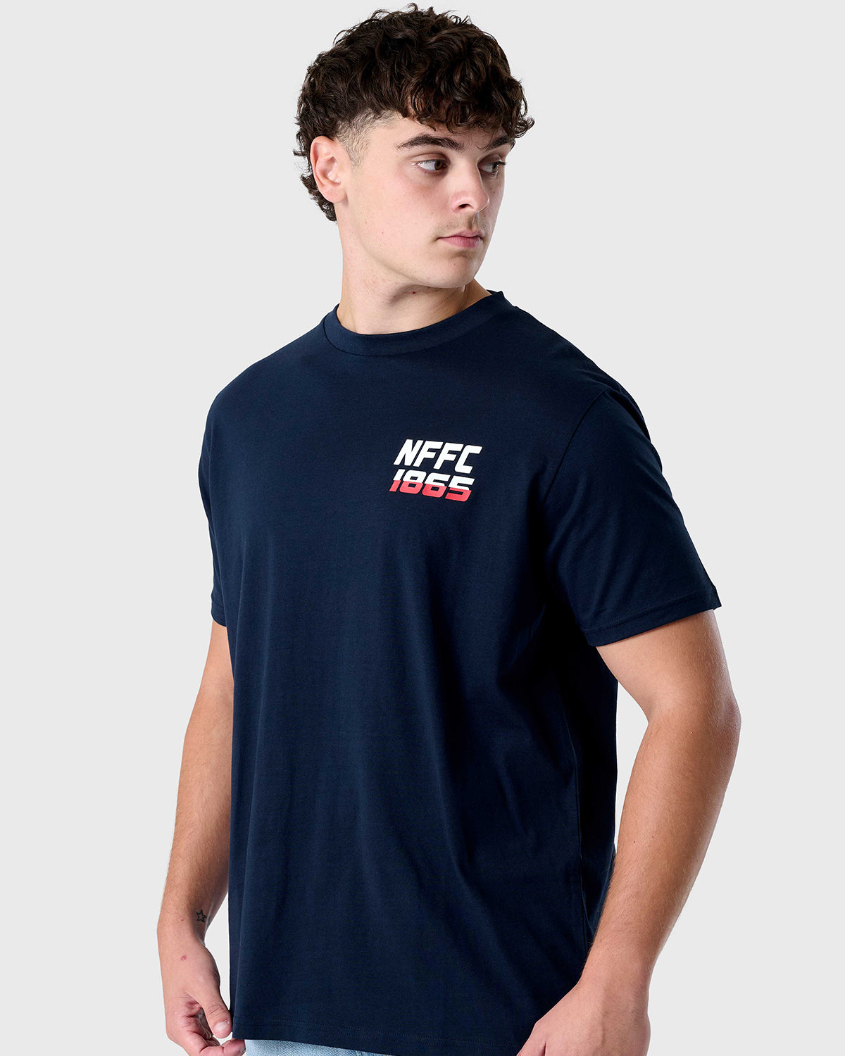 NFFC Navy Sports Casual 1865 Print T-Shirt