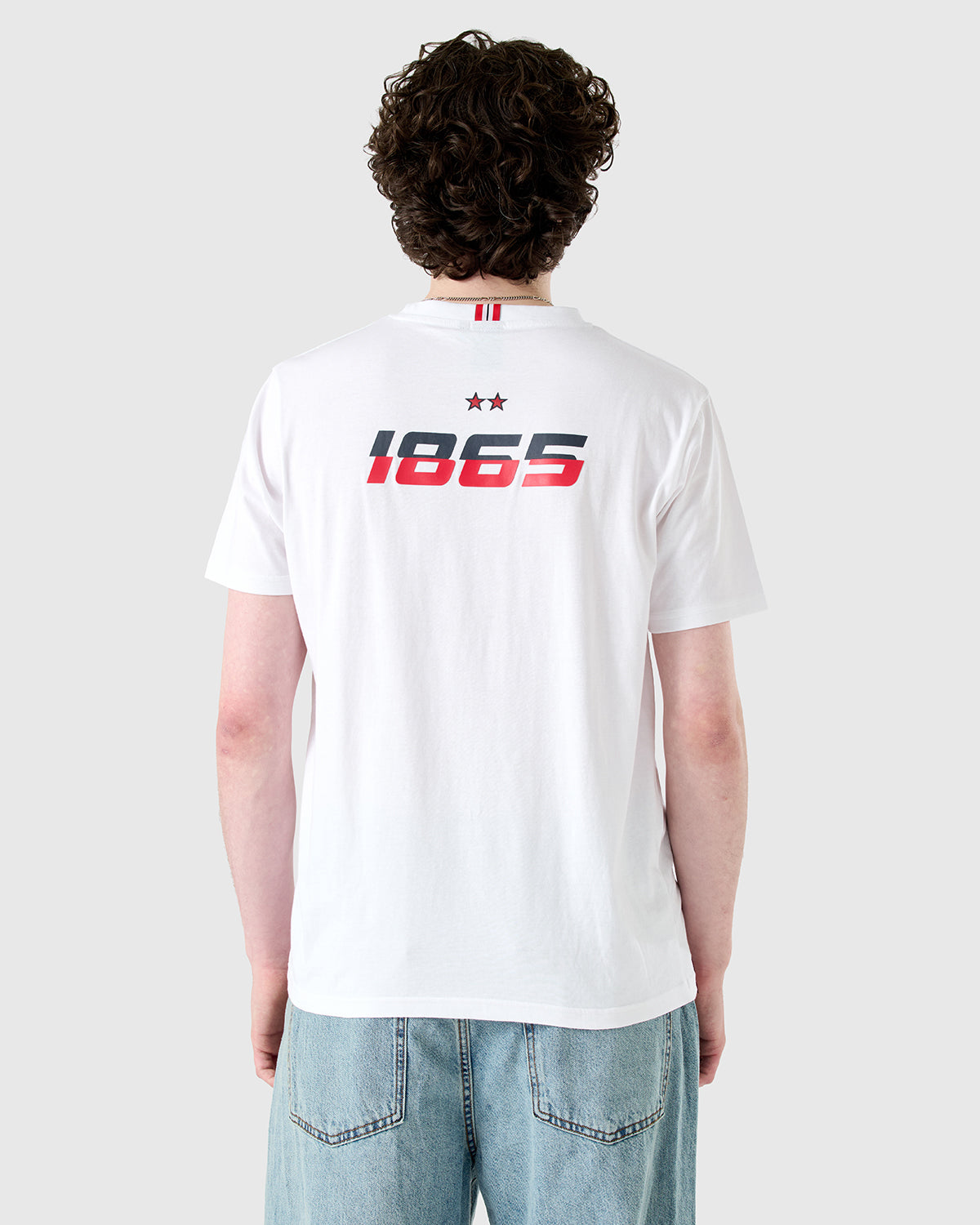 NFFC White Sports Casual 1865 Print T-Shirts