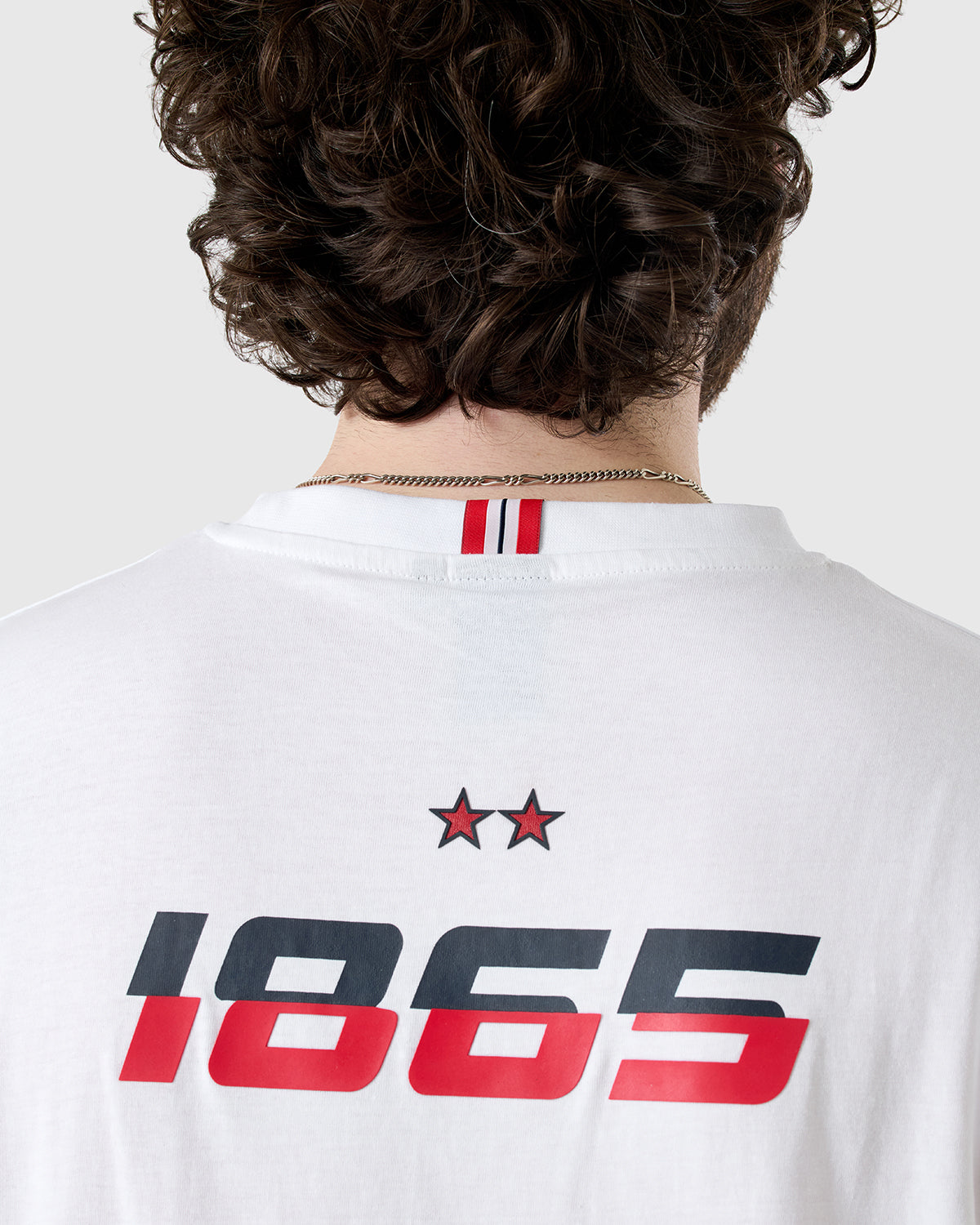 NFFC White Sports Casual 1865 Print T-Shirts