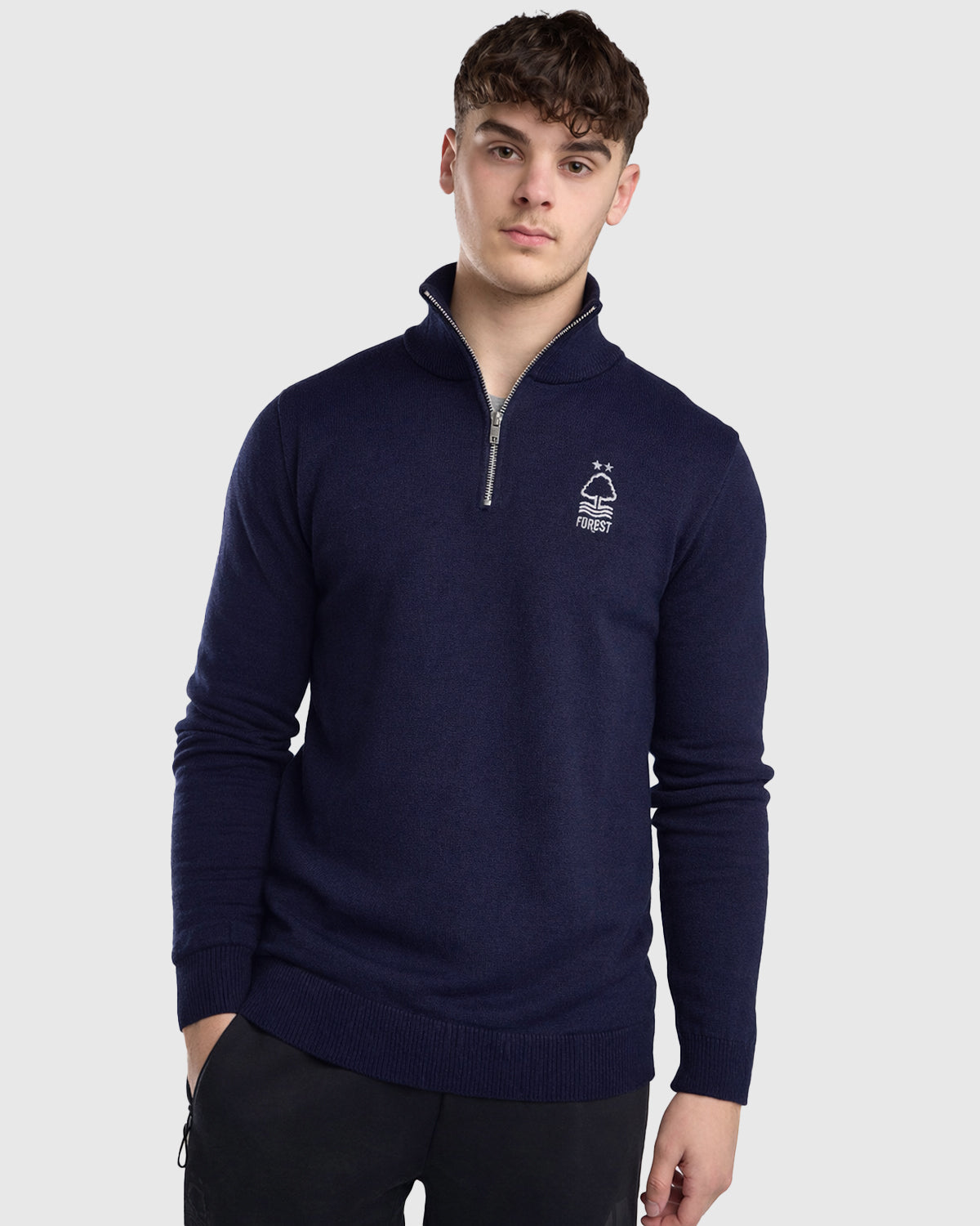 NFFC Navy Essential Knit 1/4 Zip