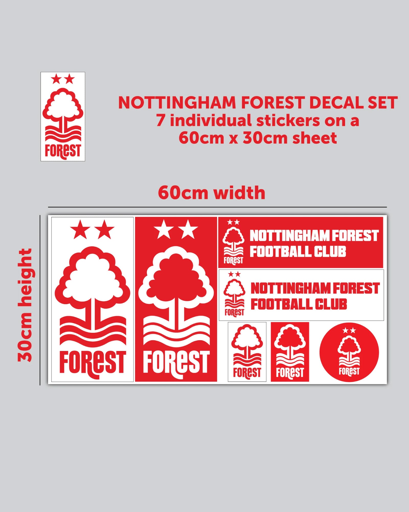 NFFC Decal Sticker Set
