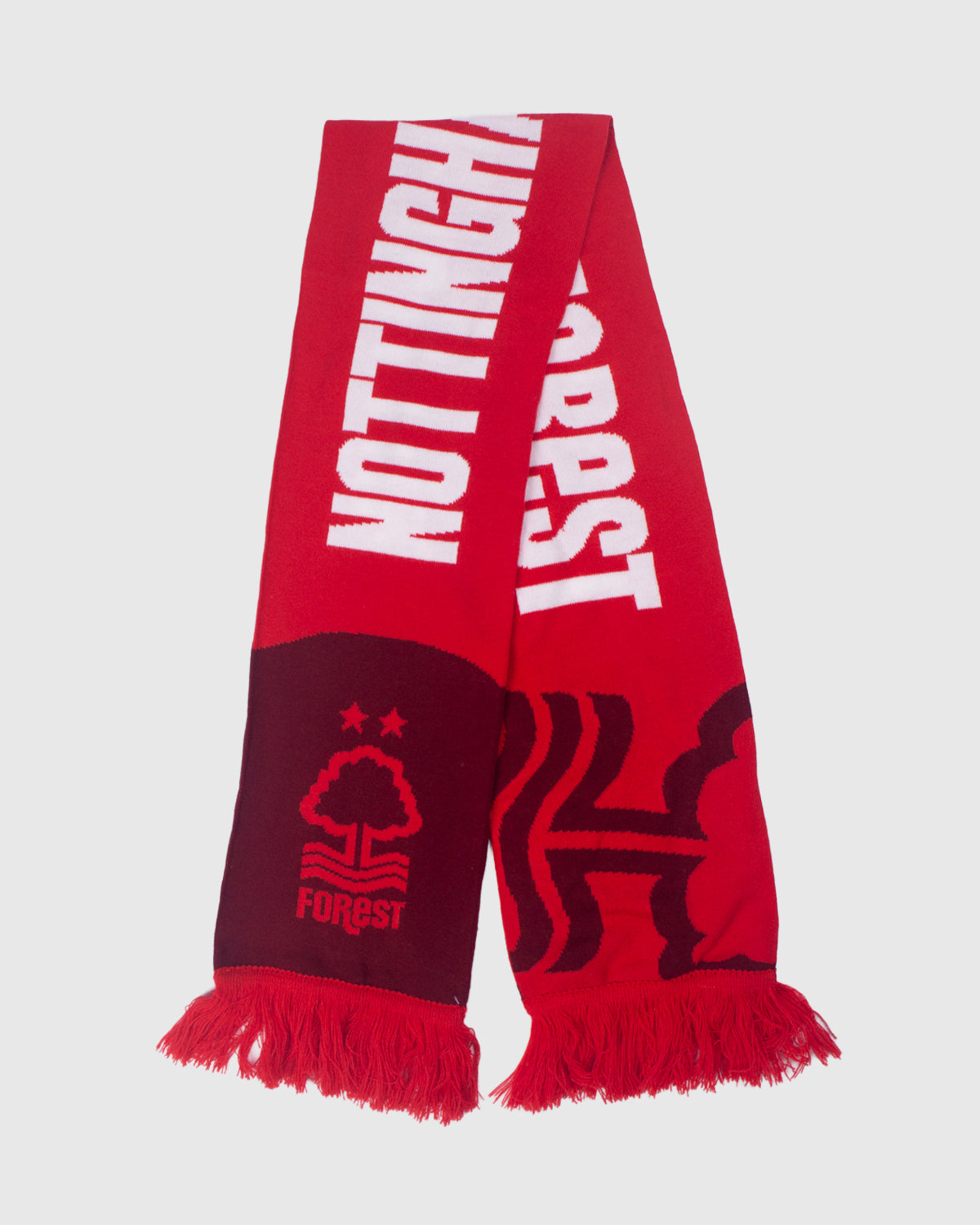 NFFC Red Overlap Crest Scarf