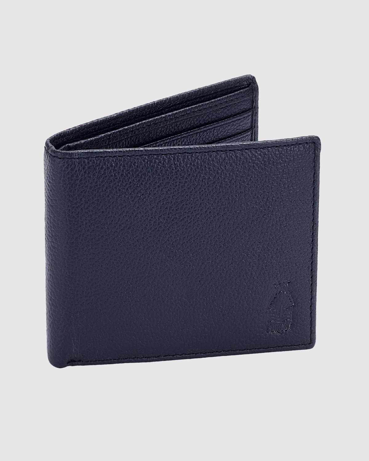 NFFC Pebble Leather Bi-Fold Wallet