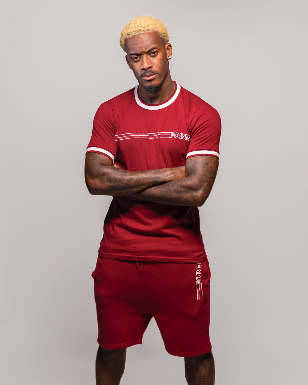NFFC Stripe Collection Red T-Shirt
