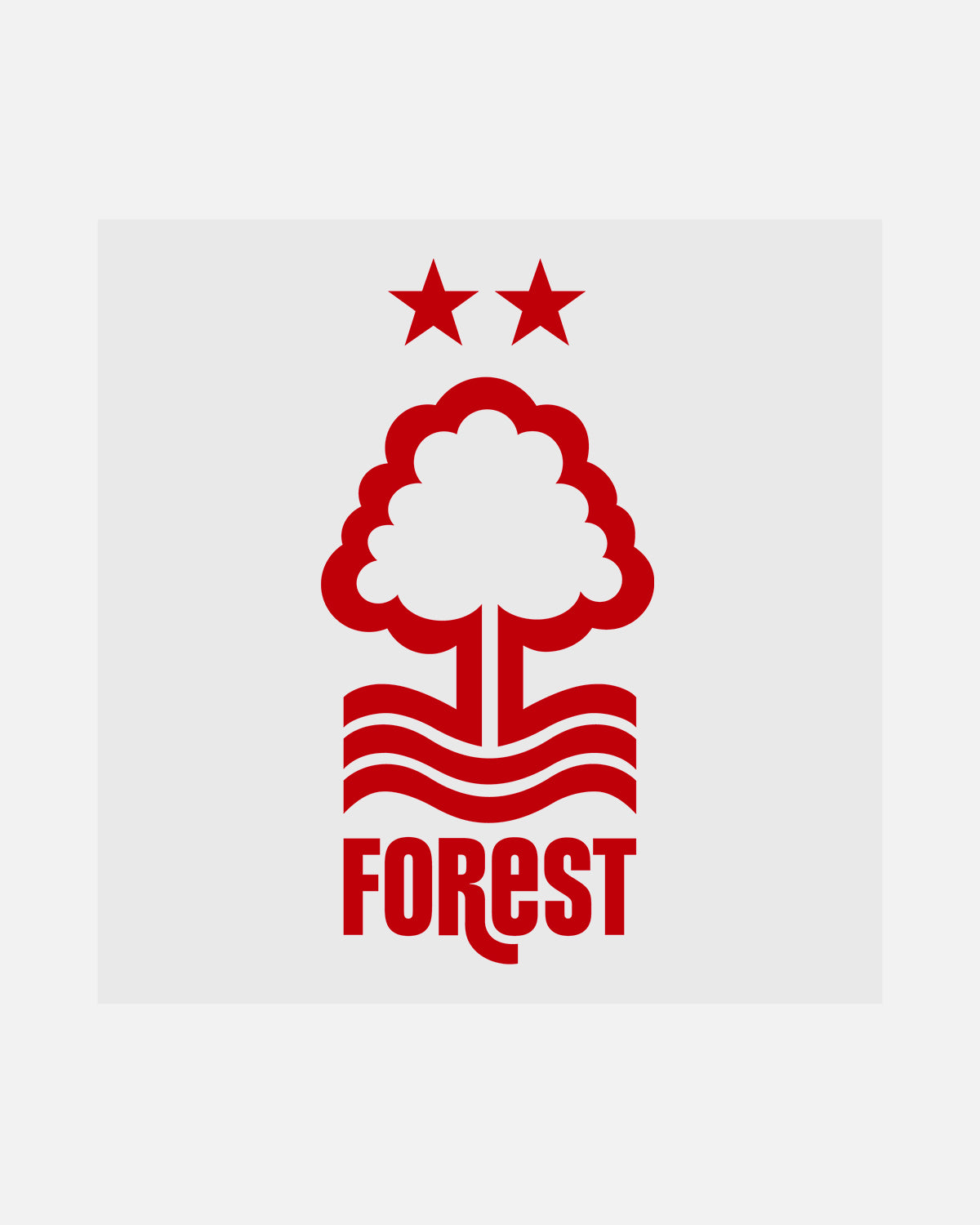 NFFC Red Crest Car Sticker