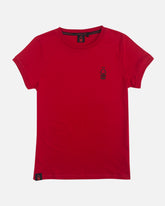 NFFC Womens Red Essential Crew Neck T-Shirt