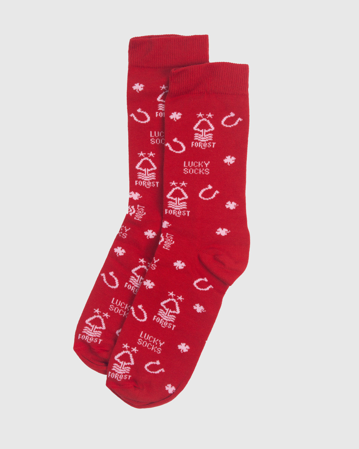 NFFC Crest Lucky Red Socks