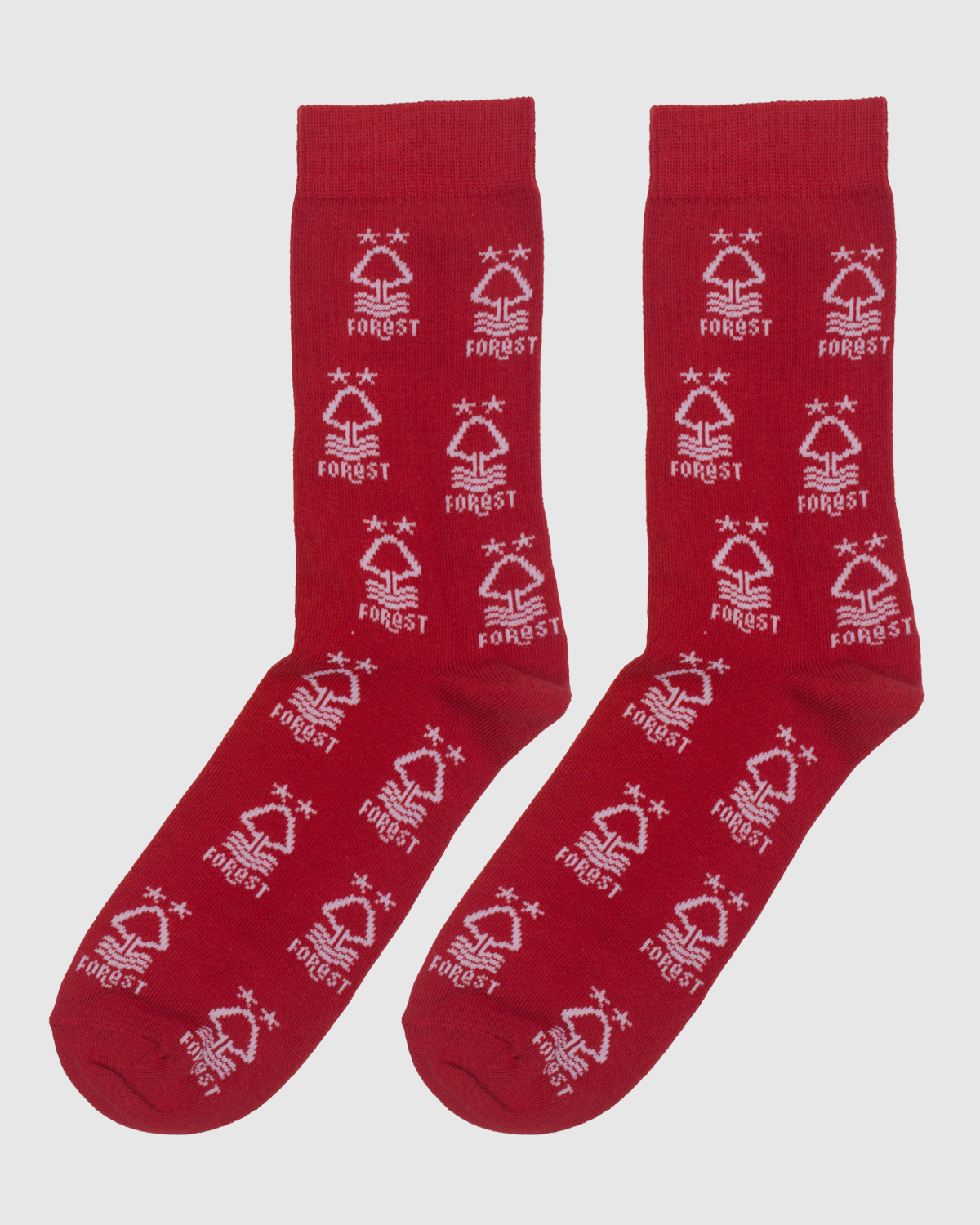 NFFC Red Multi-Crest Socks