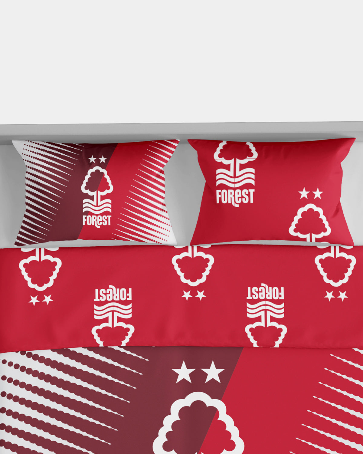 NFFC Red Twin Pack Pillow Cases