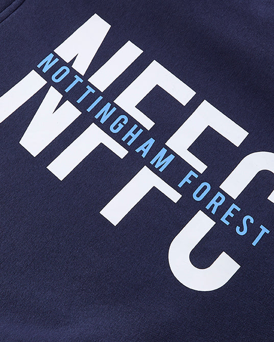 NFFC Navy Stadium Print Hoodie