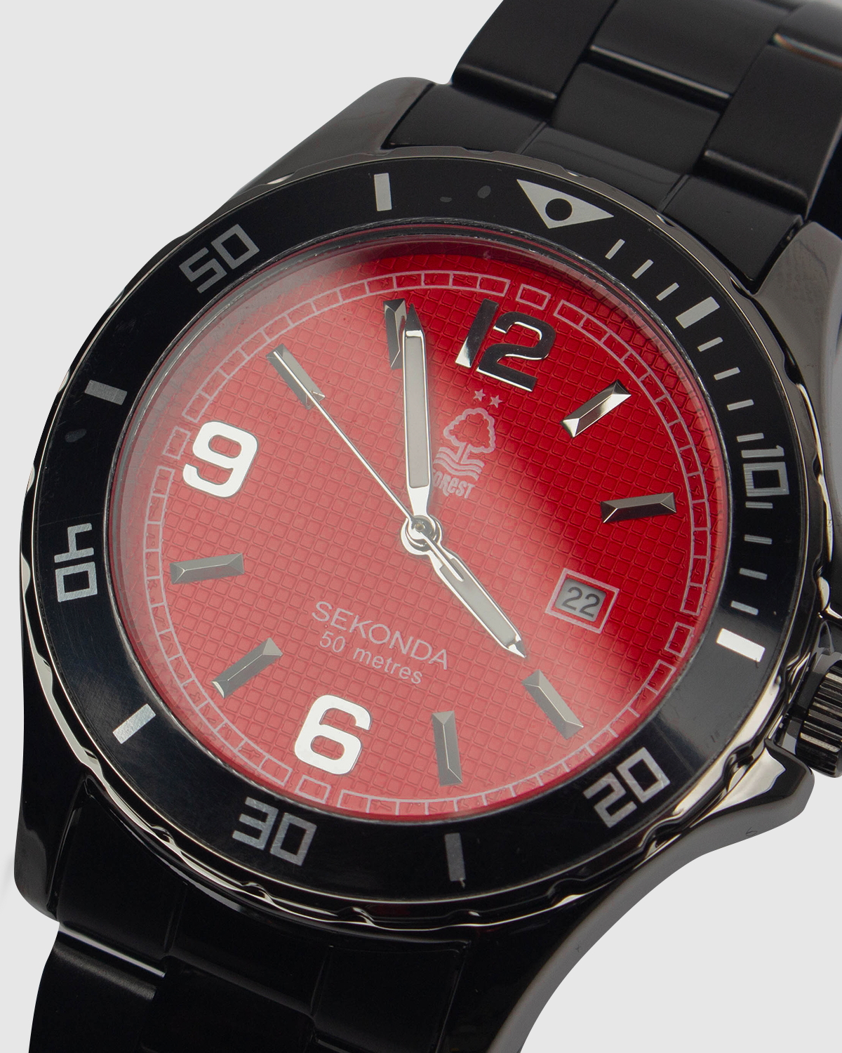 NFFC Anthracite Metal Strap Watch