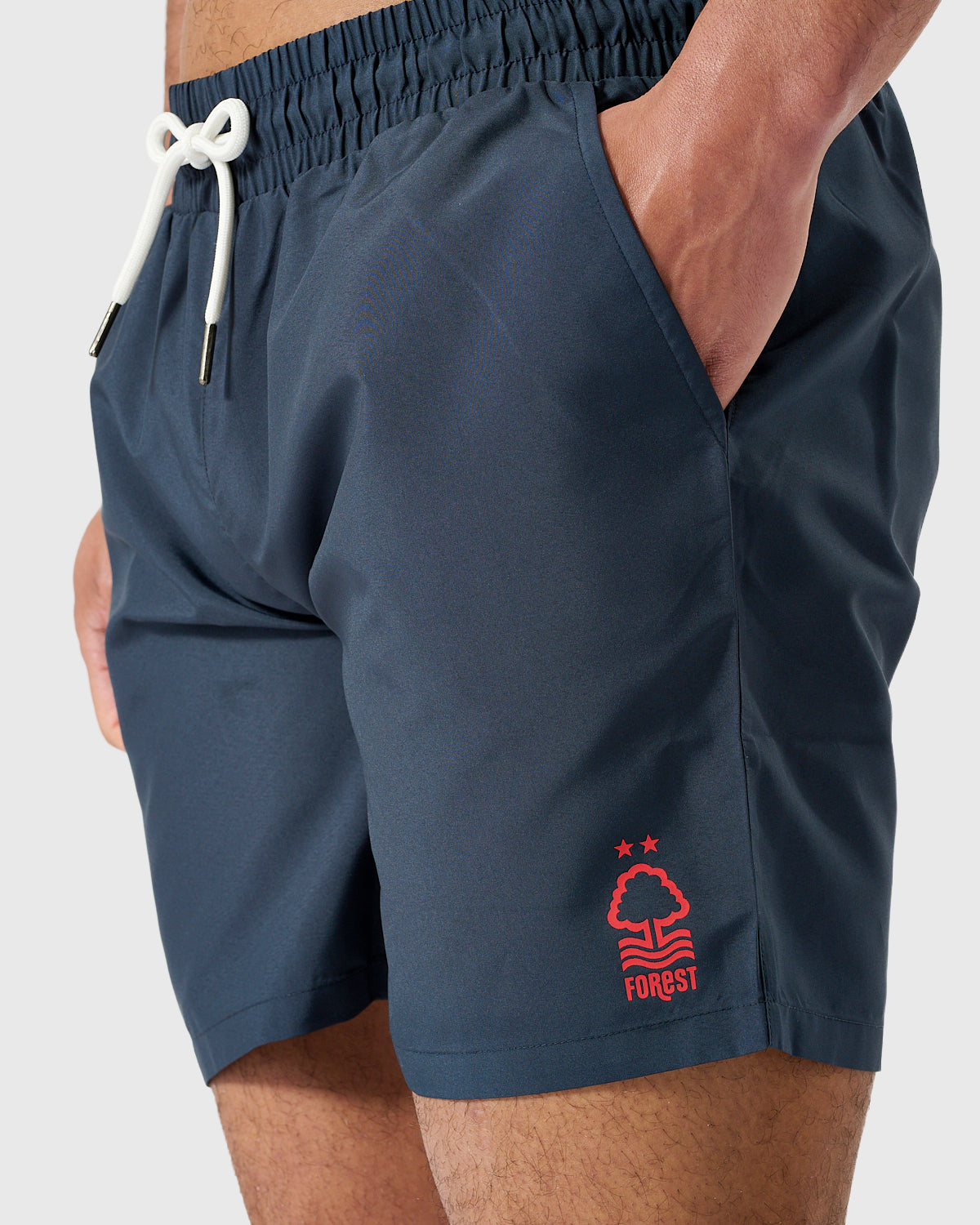 NFFC Navy Crest Swim Shorts
