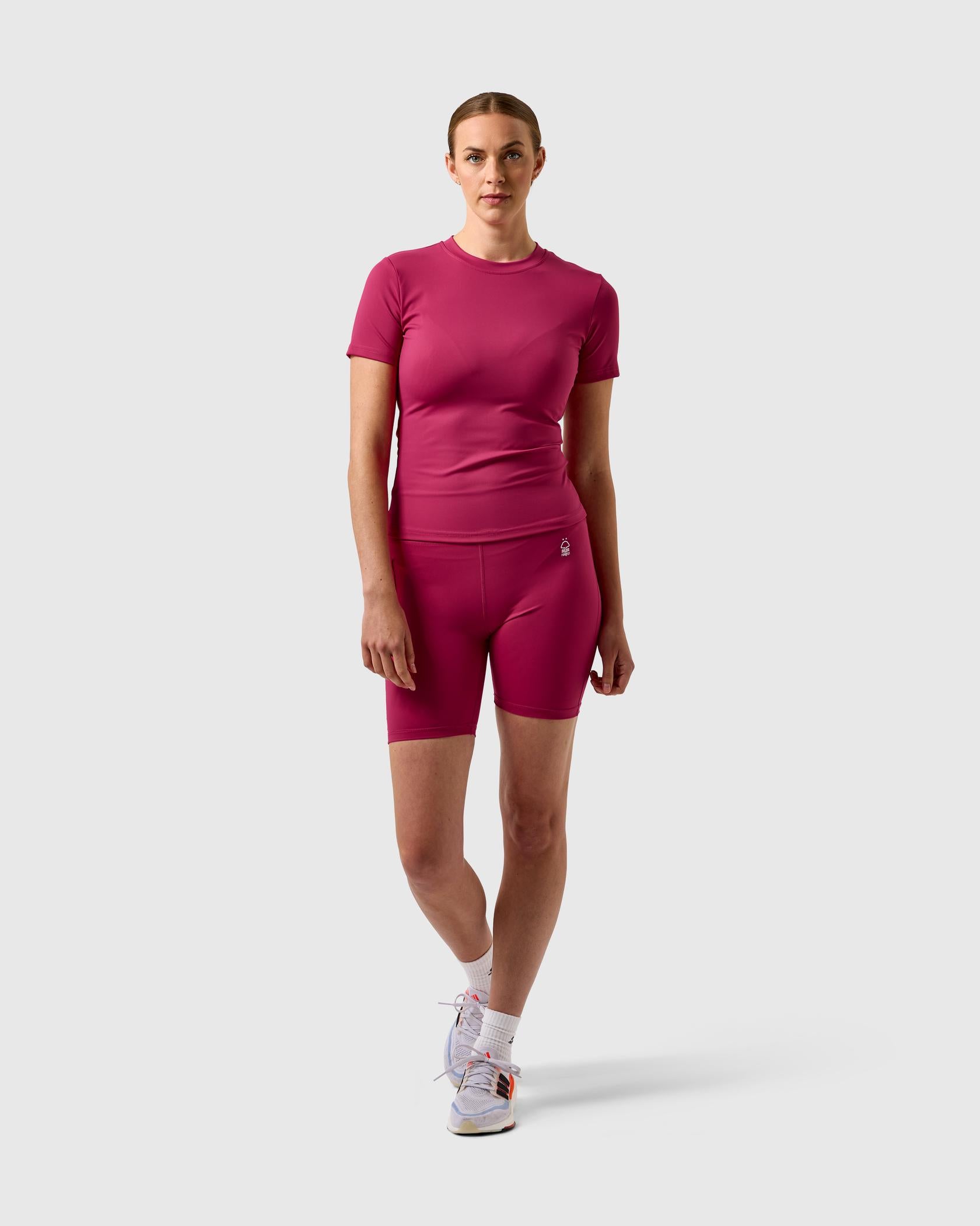 NFFC Women's Pink Slim Fit T-Shirt