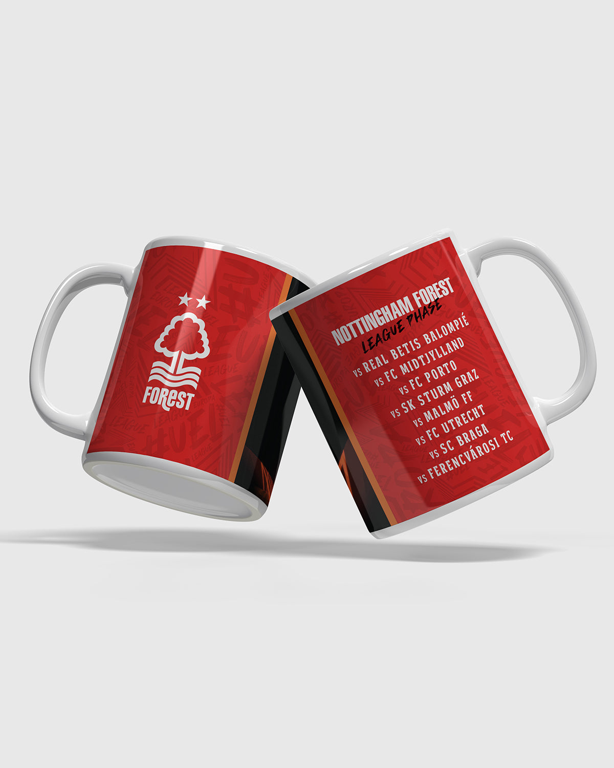 NFFC UEL 25/26 League Phase Fixtures Mug