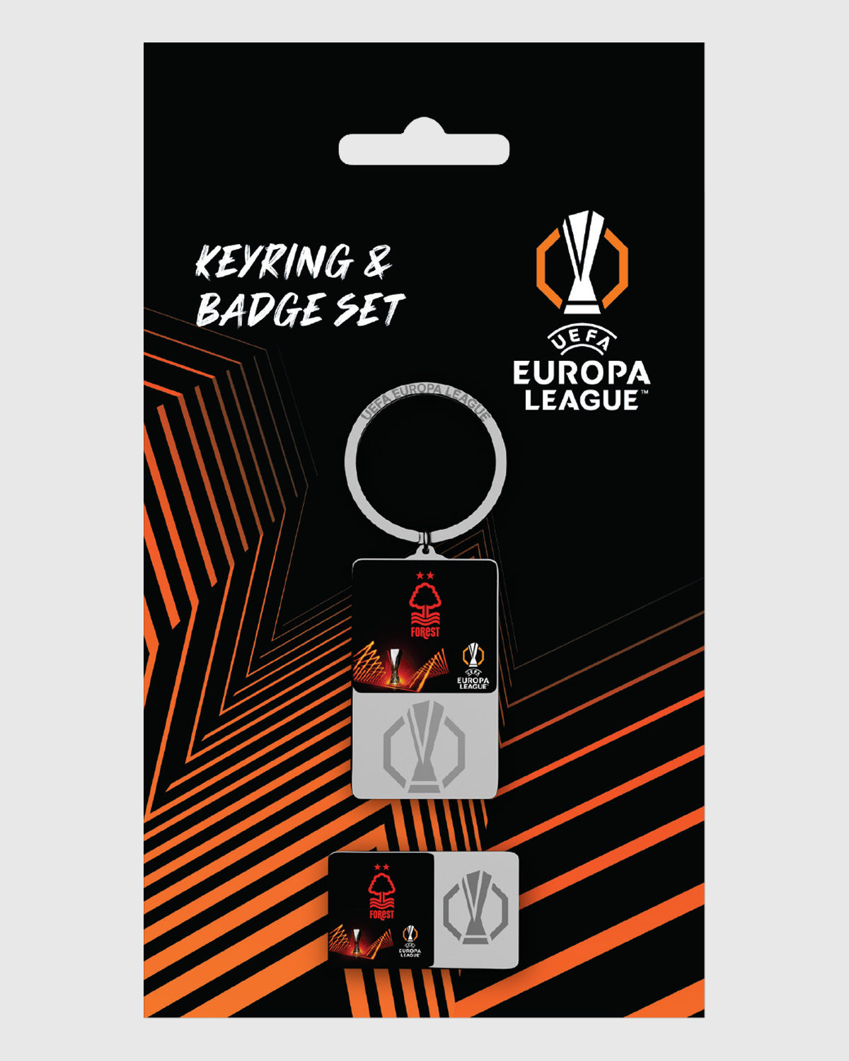 NFFC UEL 25/26 Keyring & Badge Set