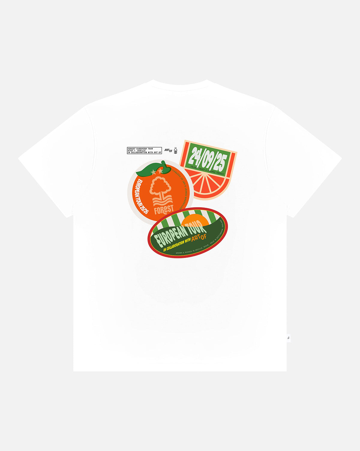 Art of NFFC Forest in Seville White T-Shirt