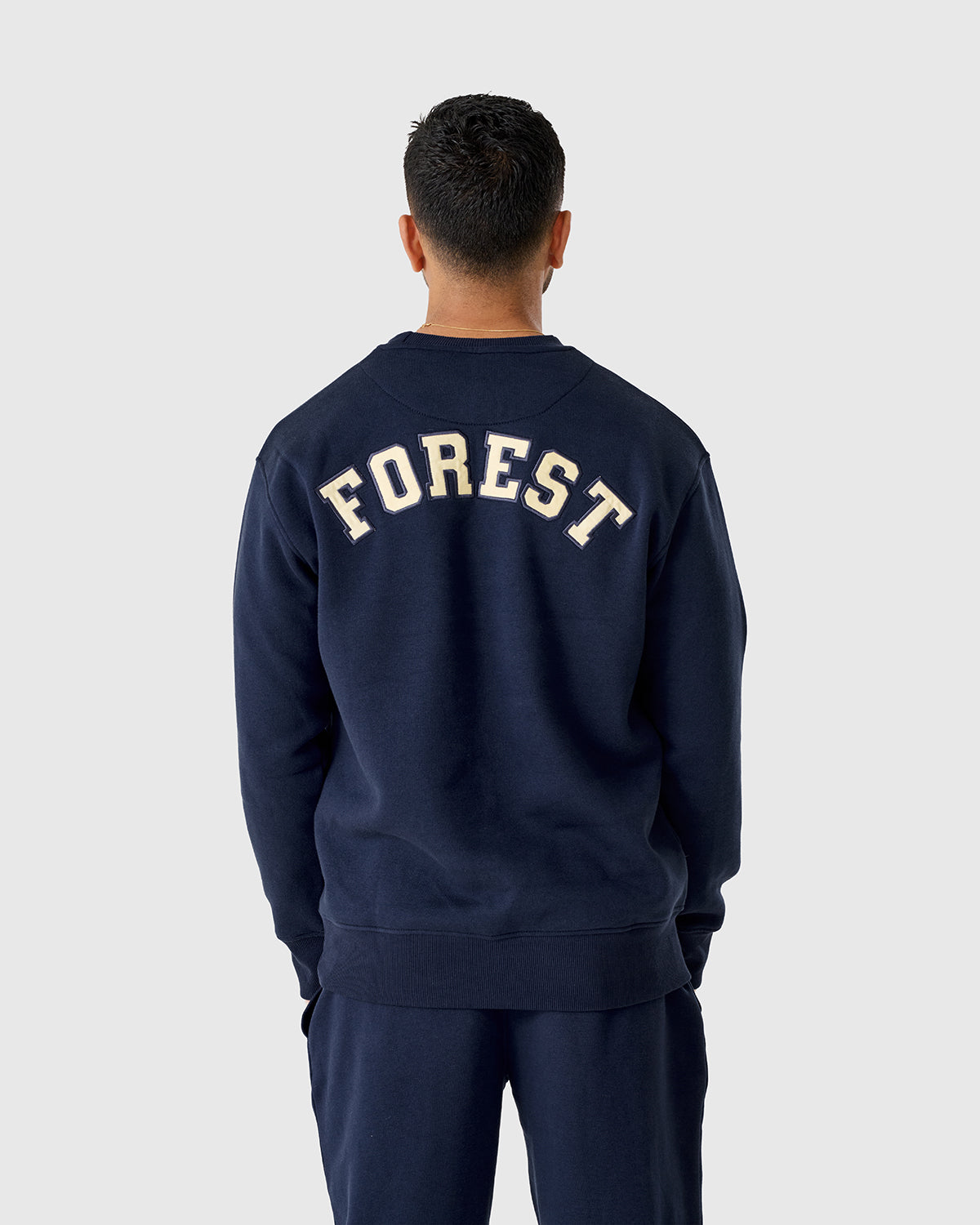 NFFC Navy Varsity Crew Neck Sweatshirt