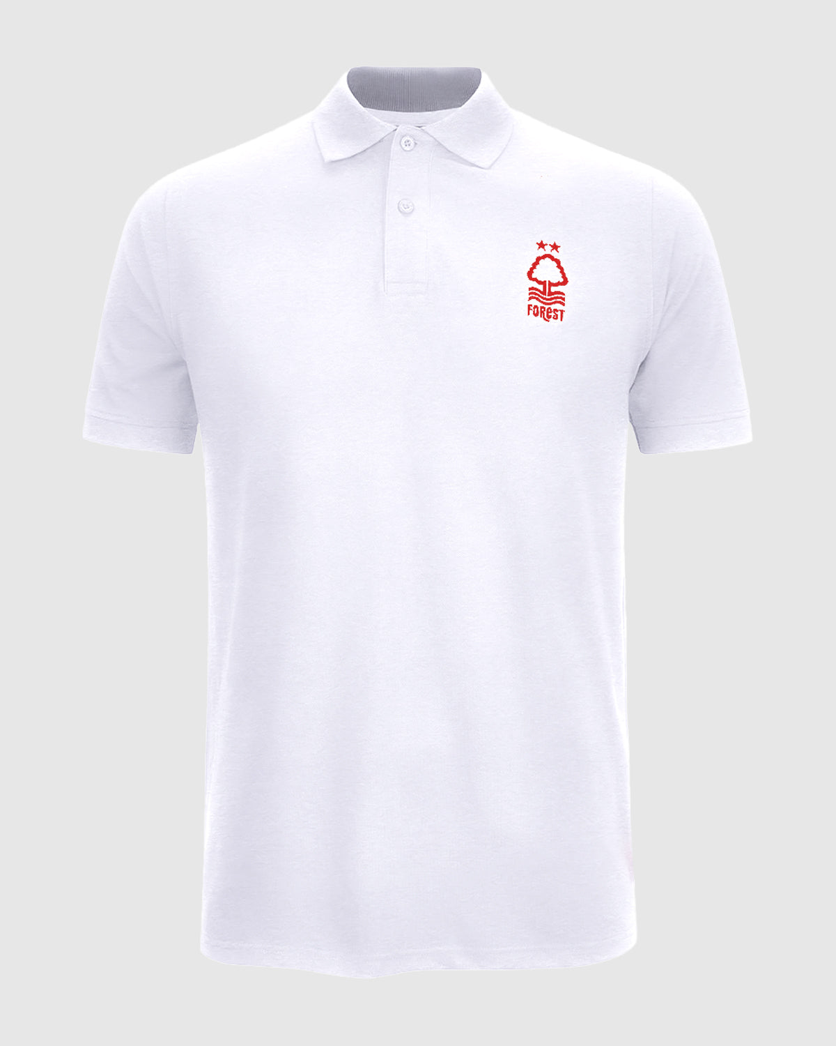 NFFC White Essential Crest Polo