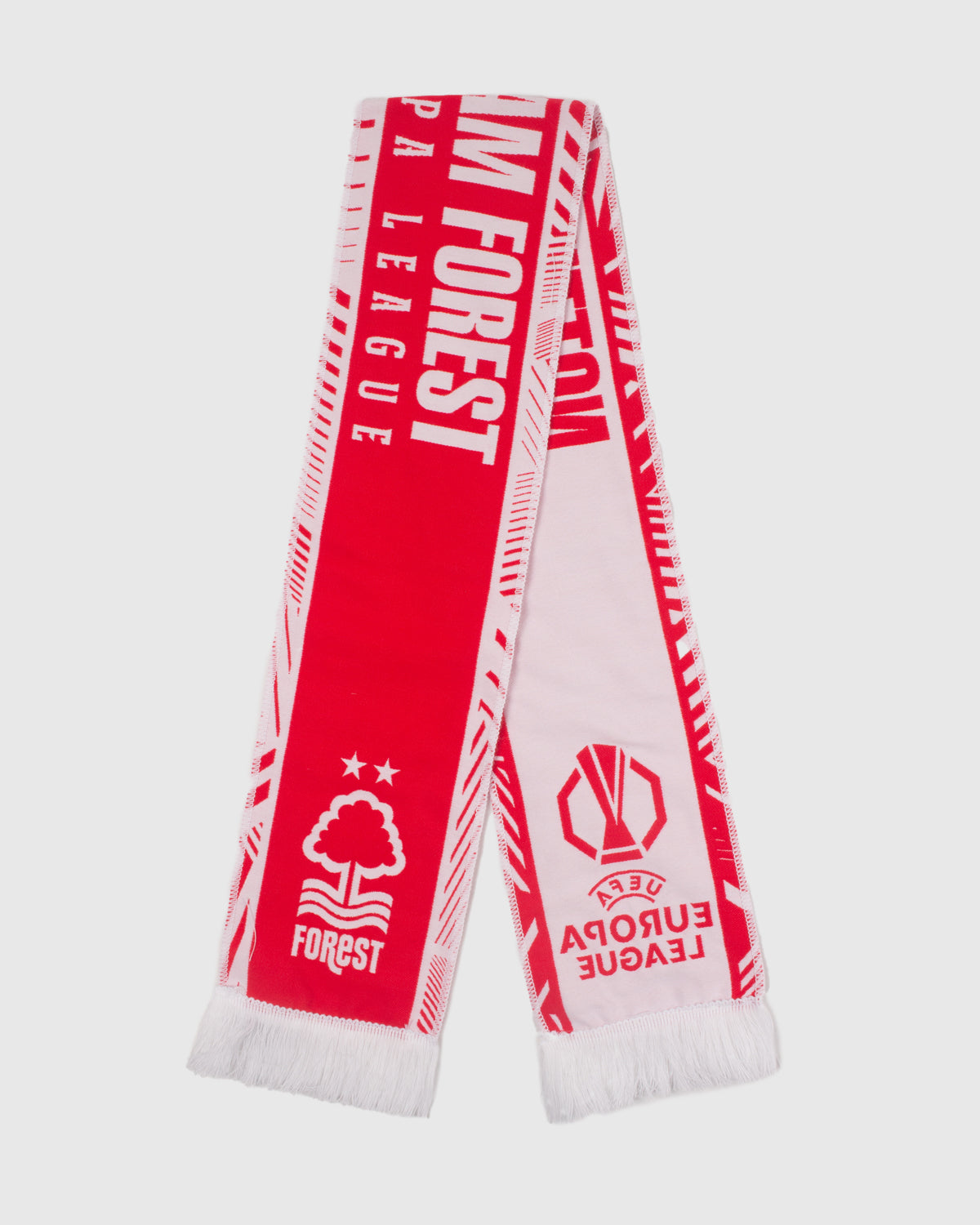 NFFC UEL 25/26 Red Woven Scarf
