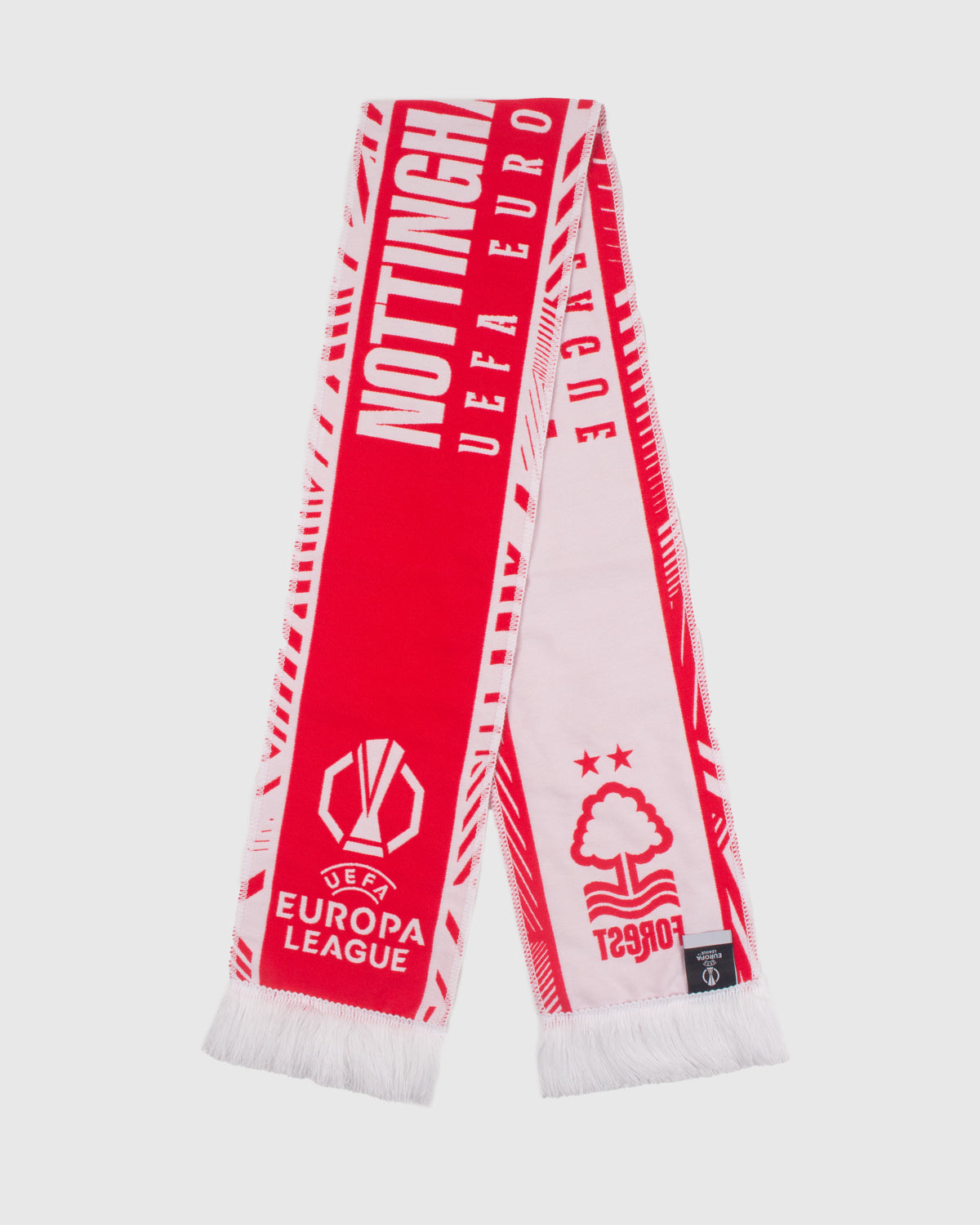 NFFC UEL 25/26 Red Woven Scarf