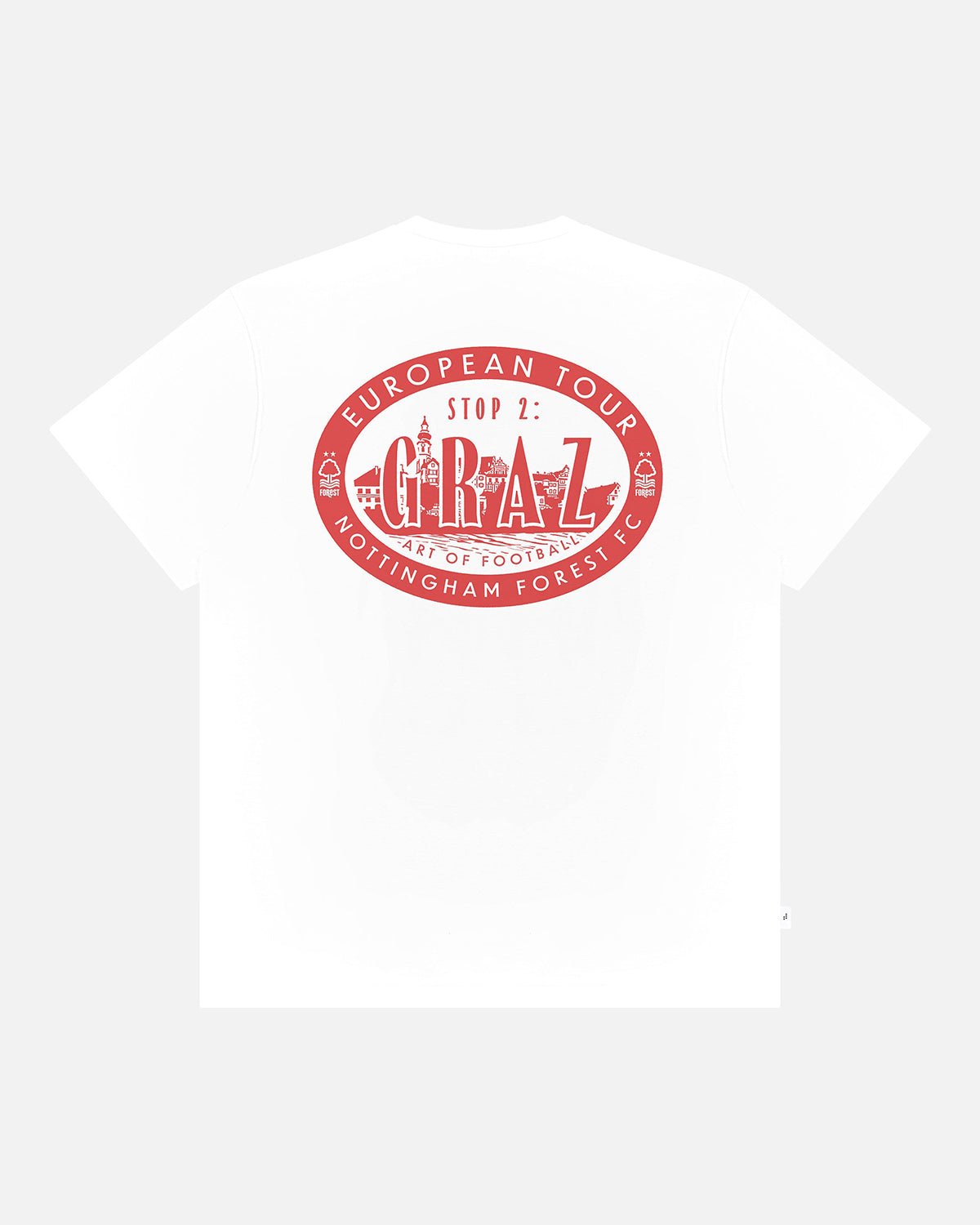 Art of NFFC Forest In Graz White T-Shirt - Nottingham Forest FC